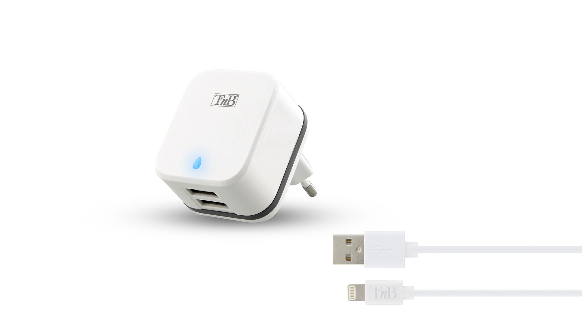 CHARGEUR SECTEUR 3.4A 2 USB LIGHTNING1