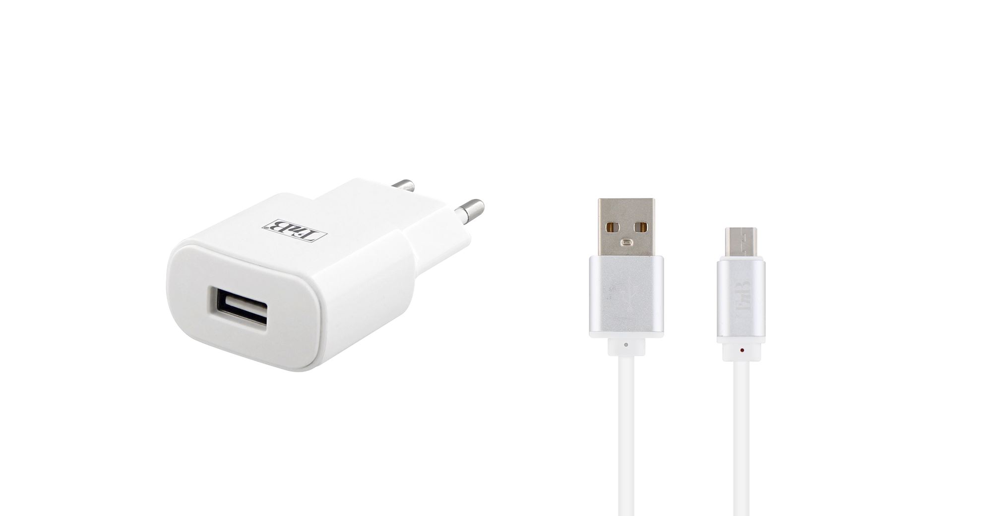 Pack de charge 1 USB 12W + câble Micro USB1