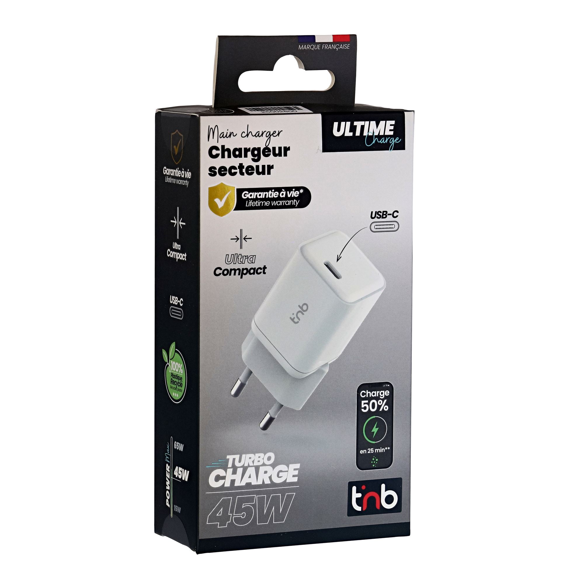 1 USB-C Power Delivery 45W mains charger7