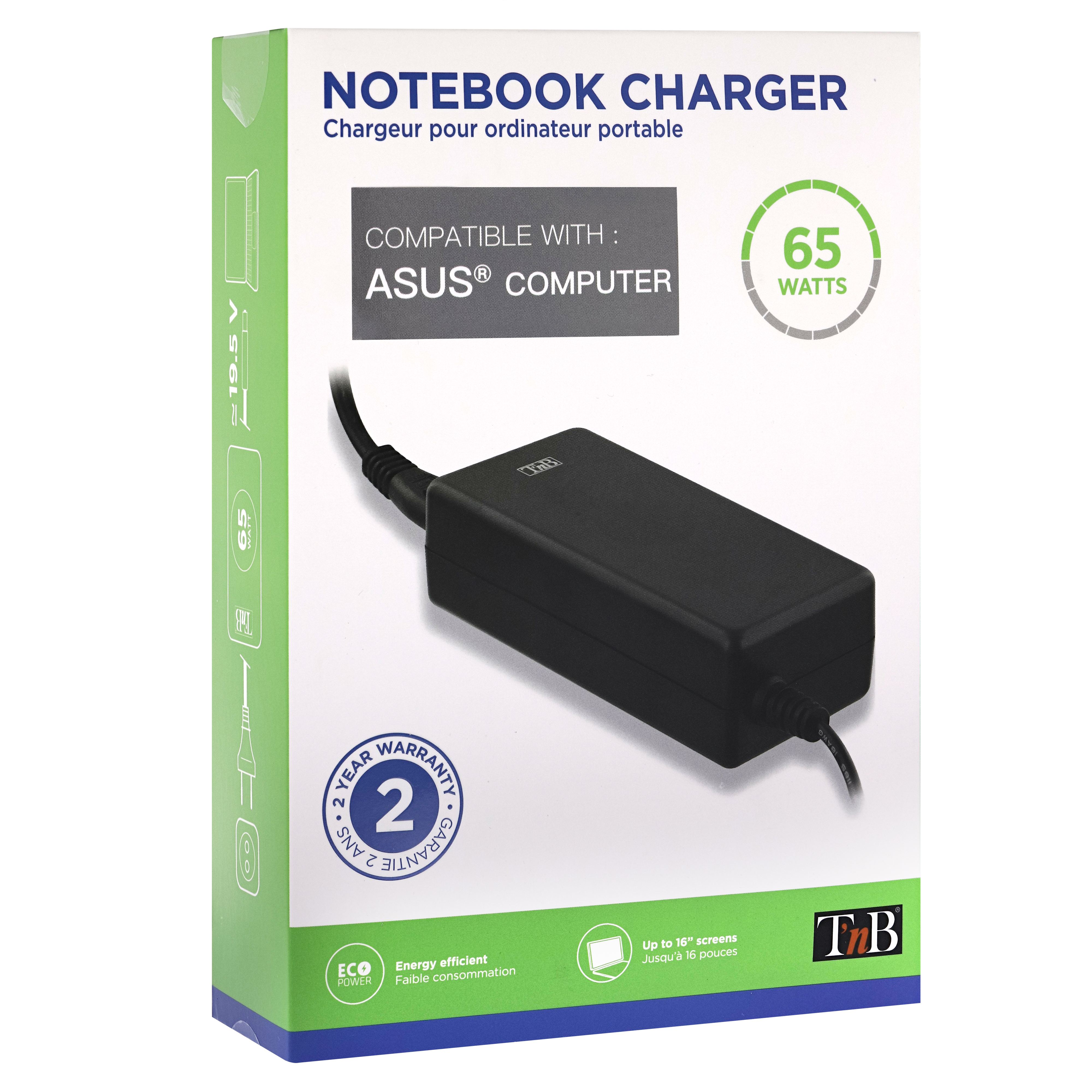 Chargeur ASUS 65W pour notebook4