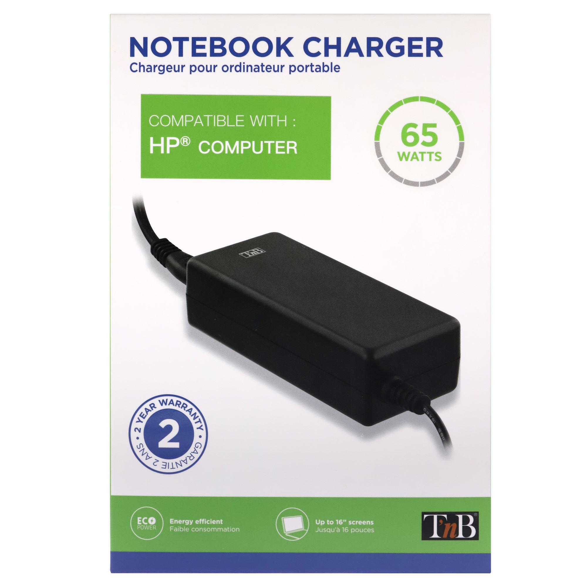 CARGADOR PARA PORTÁTIL HP 65W3