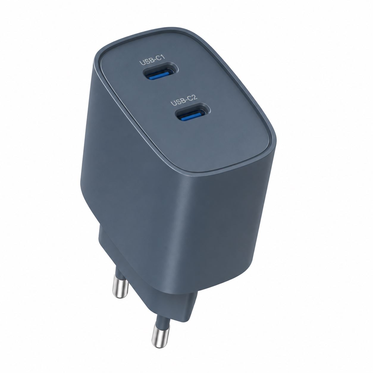 Chargeur GAN compact 45W - câble 2 mètres inclus - bleu indigo1