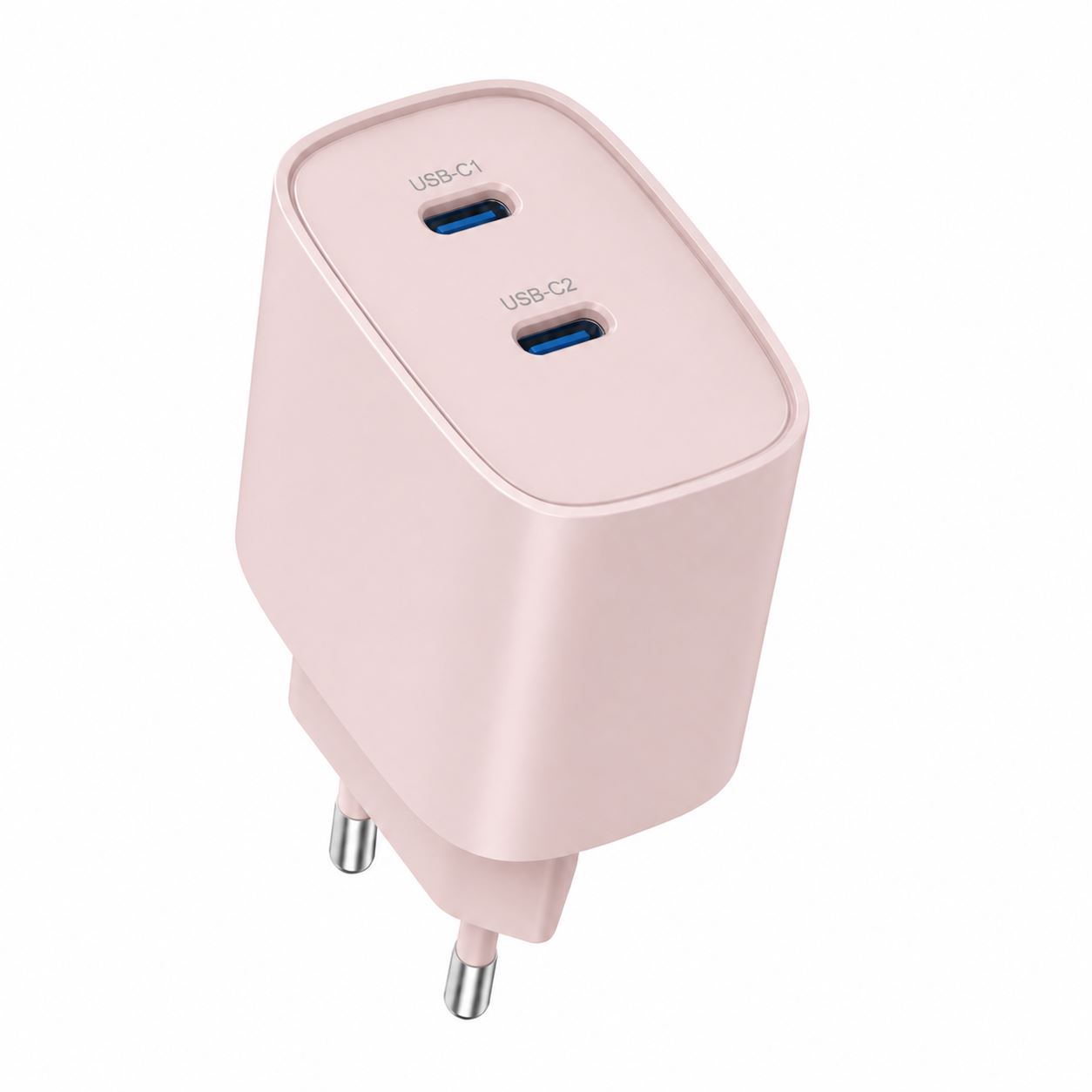 Chargeur GAN compact 45W - câble 2 mètres inclus - rose poudré1