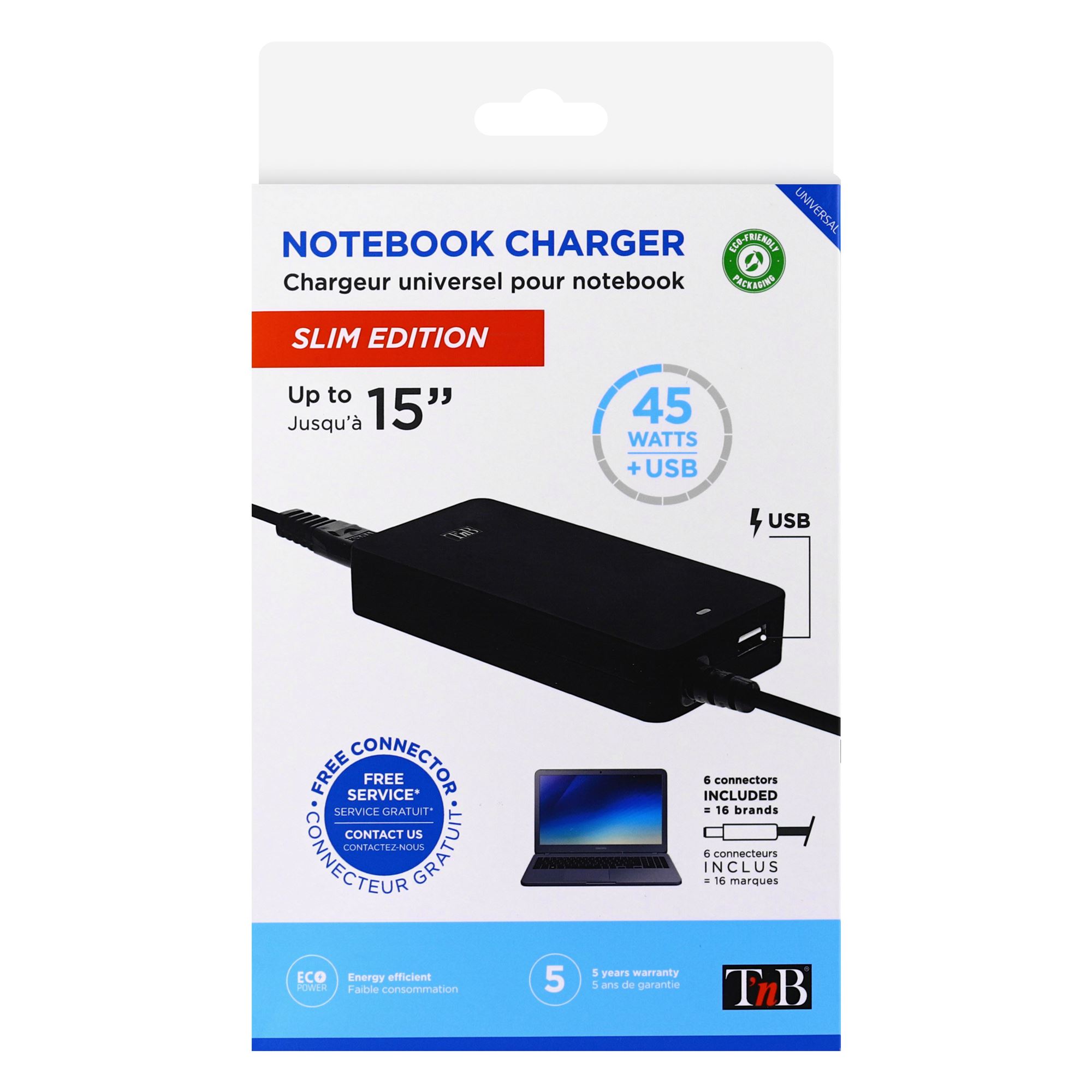 45W Universal Slim Charger for Notebook7