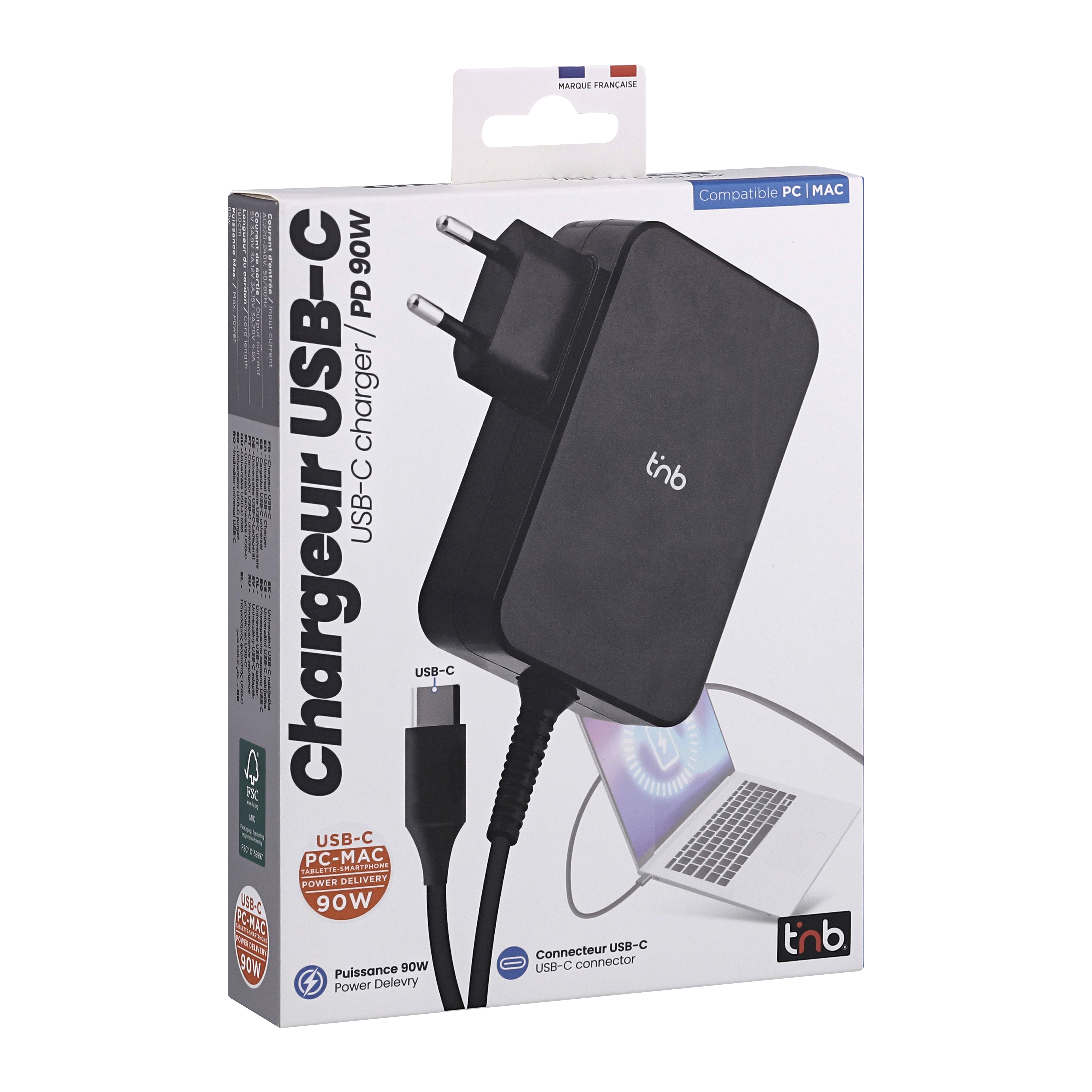 Cargador universal USB-C de 90 W5