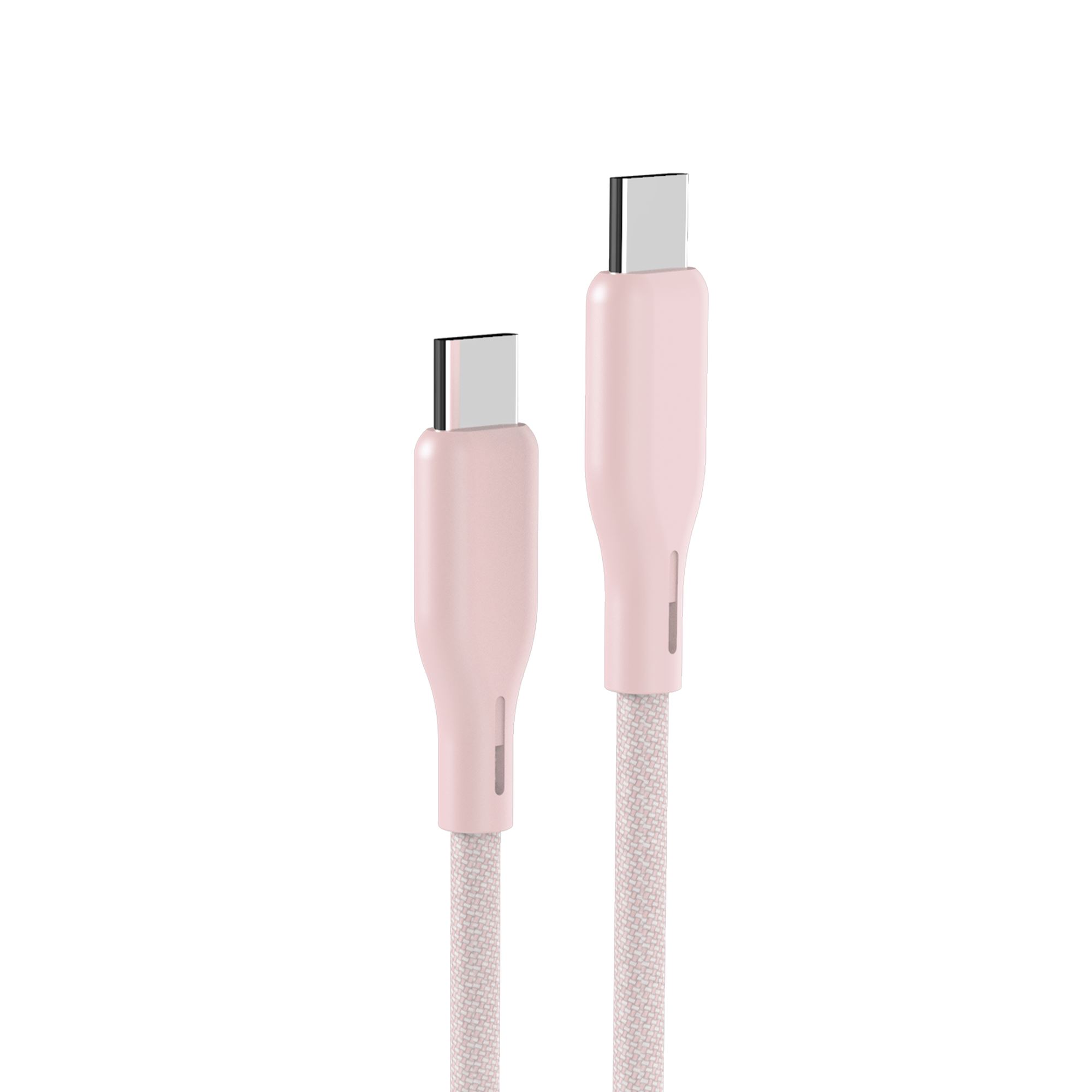 1 USB-C 30W Mains Charger Pack + USB-C Power Delivery Cable Pink3