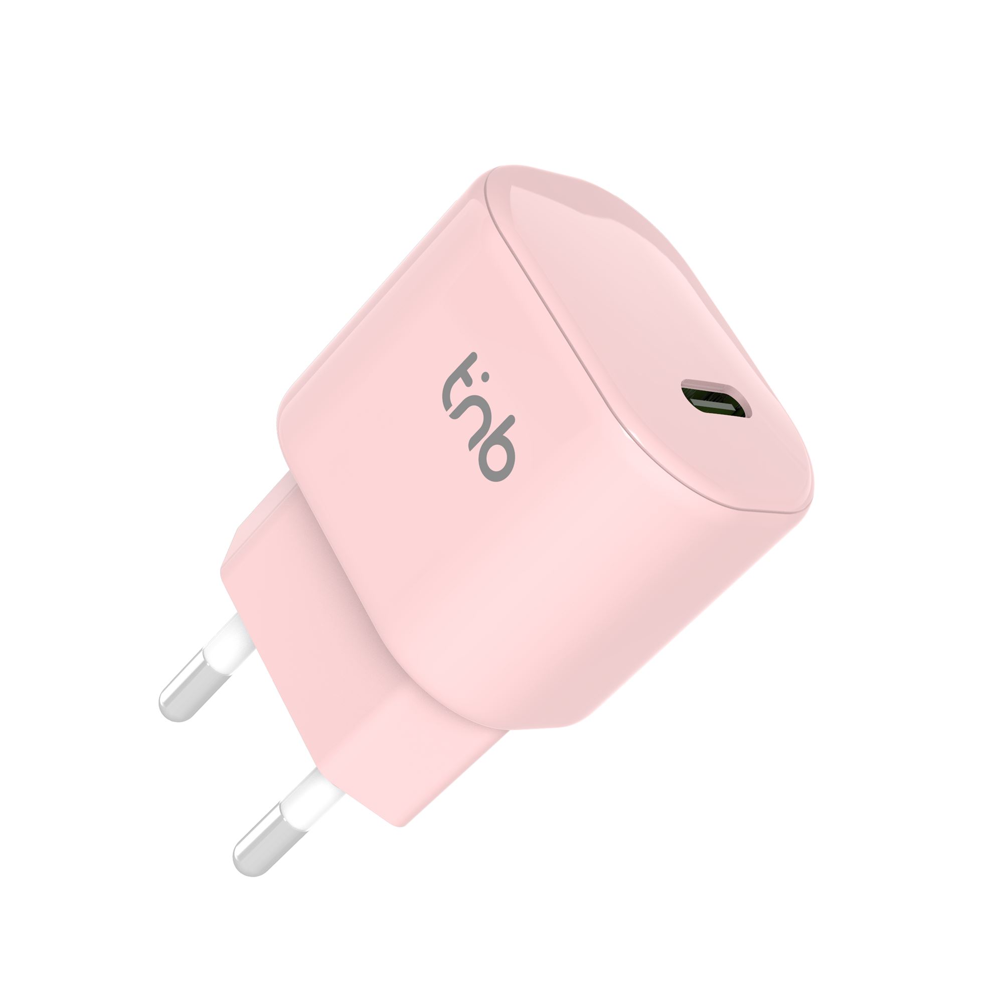 1 USB-C 30W Mains Charger Pack + USB-C Power Delivery Cable Pink4