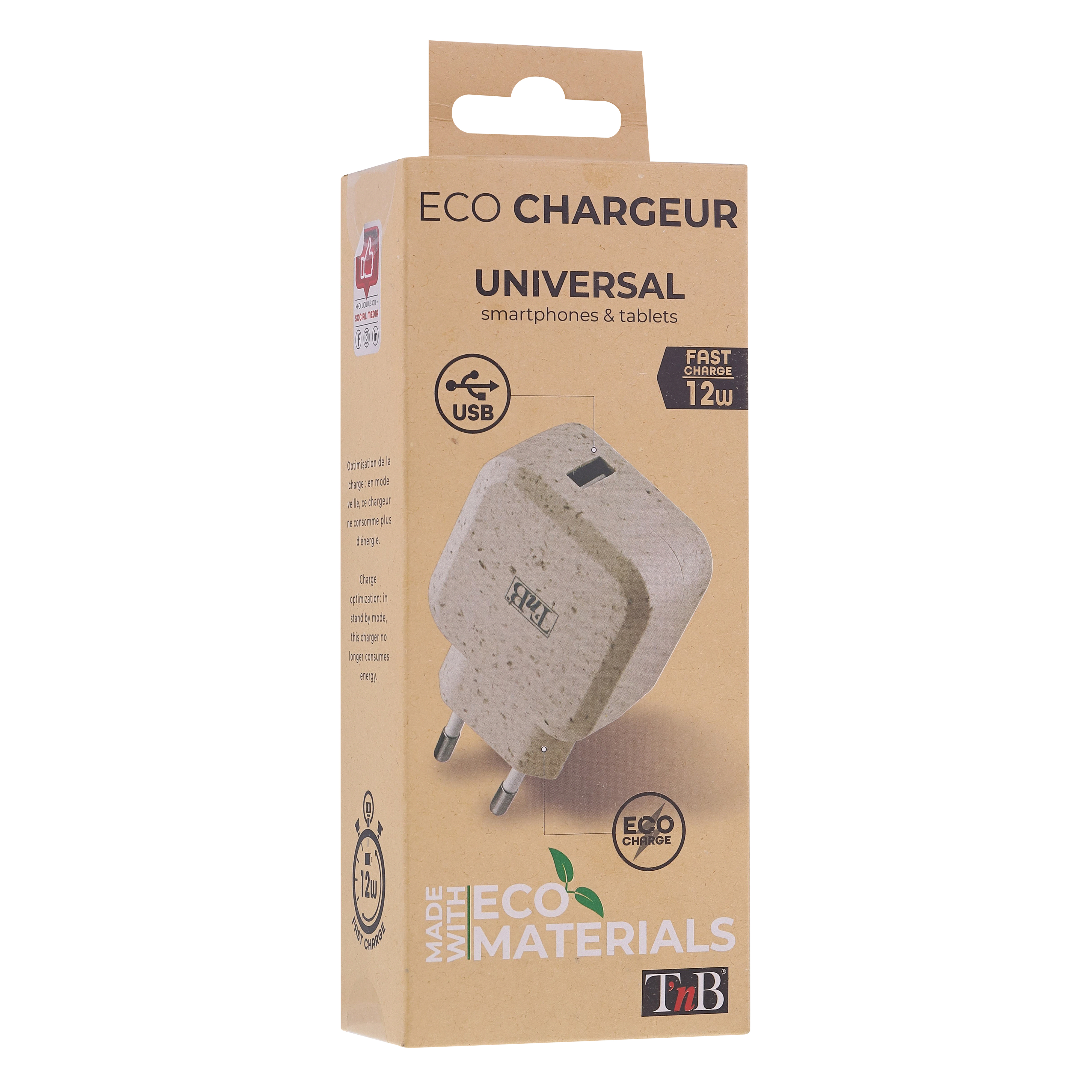 Chargeur secteur 1 USB éco conçu5