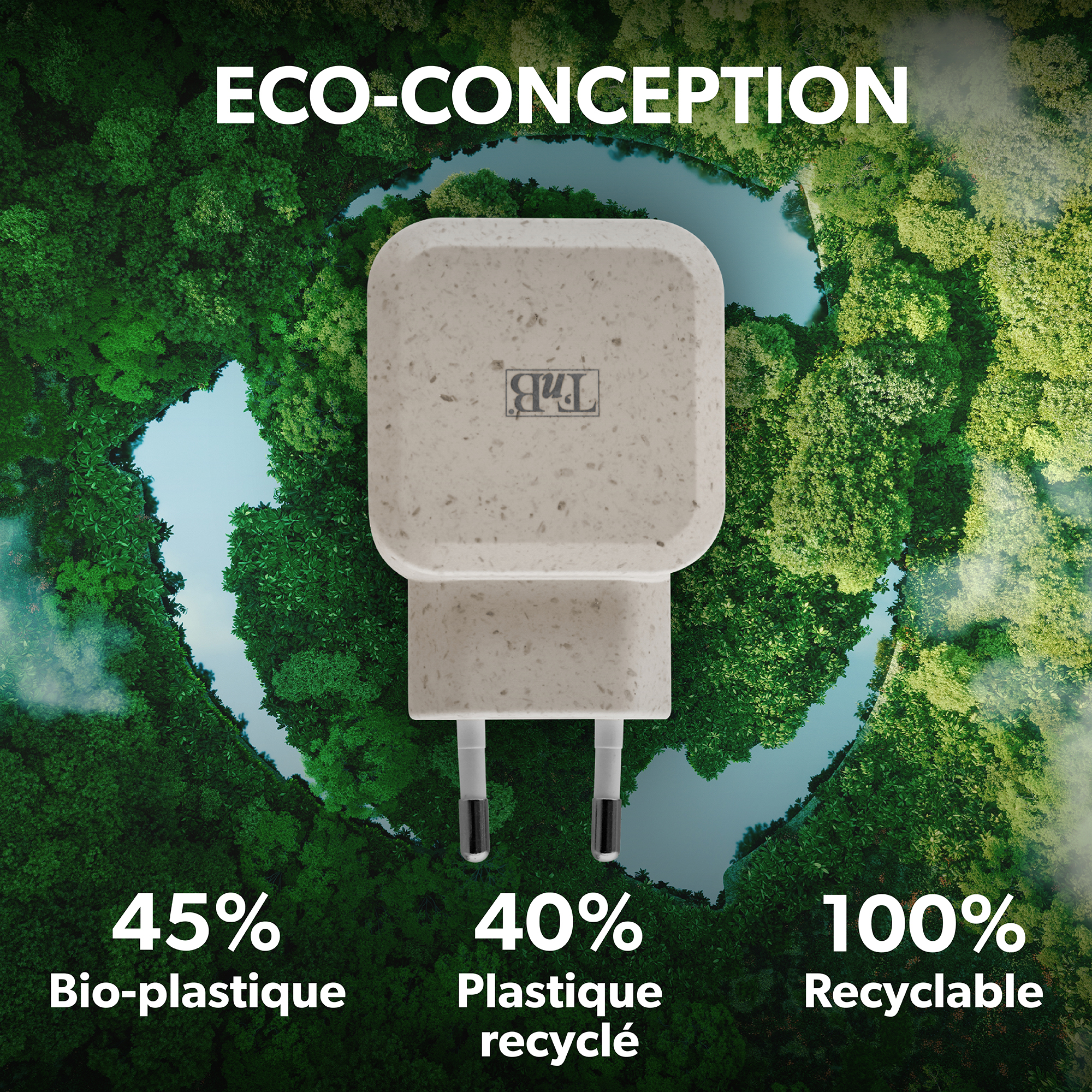 Chargeur secteur 1 USB éco conçu3