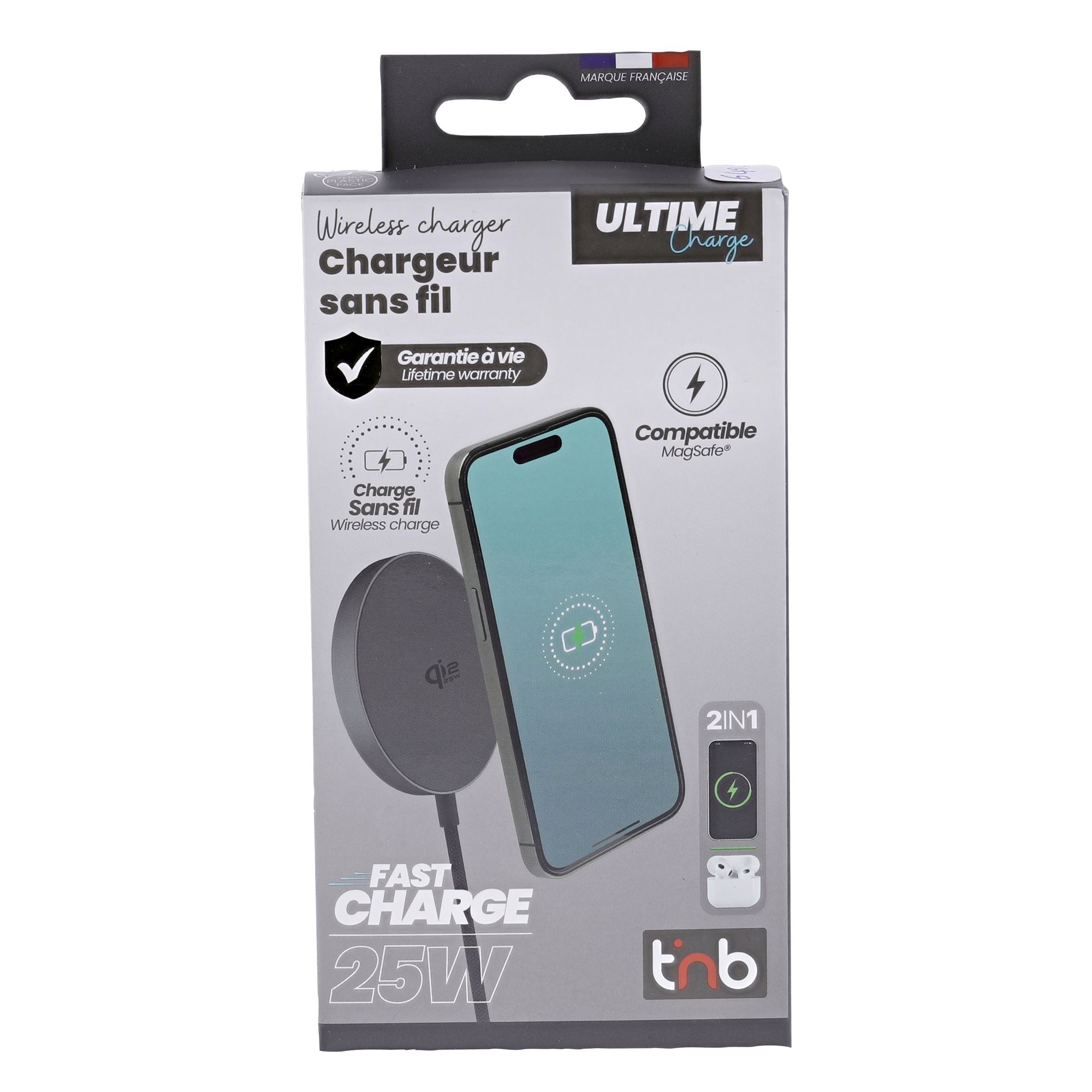 Chargeur sans fil Magnet Pro - 25W - Certifié Qi 2.2 - USB-C - Compatible MagSafe8