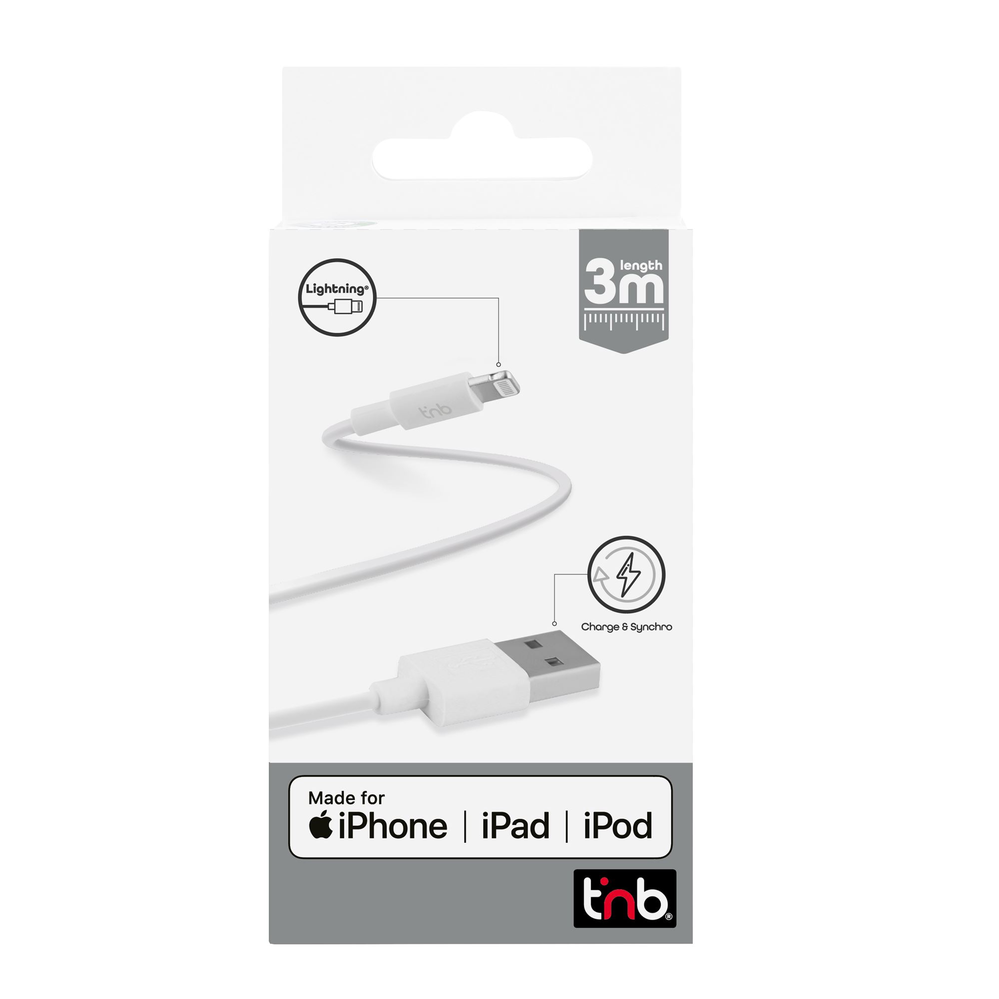 Câble lightning 3 mètres4