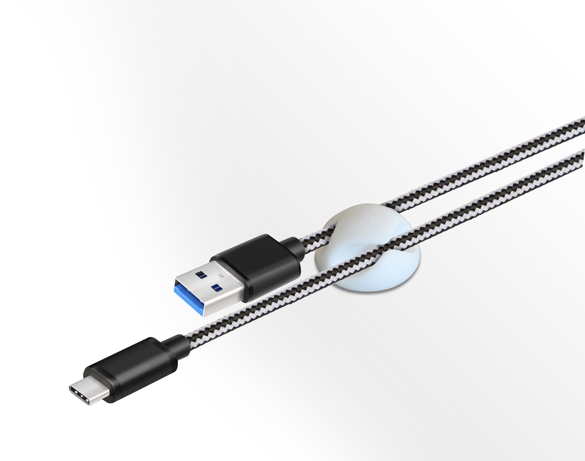 Fijaciones para 2 cables x6 color4