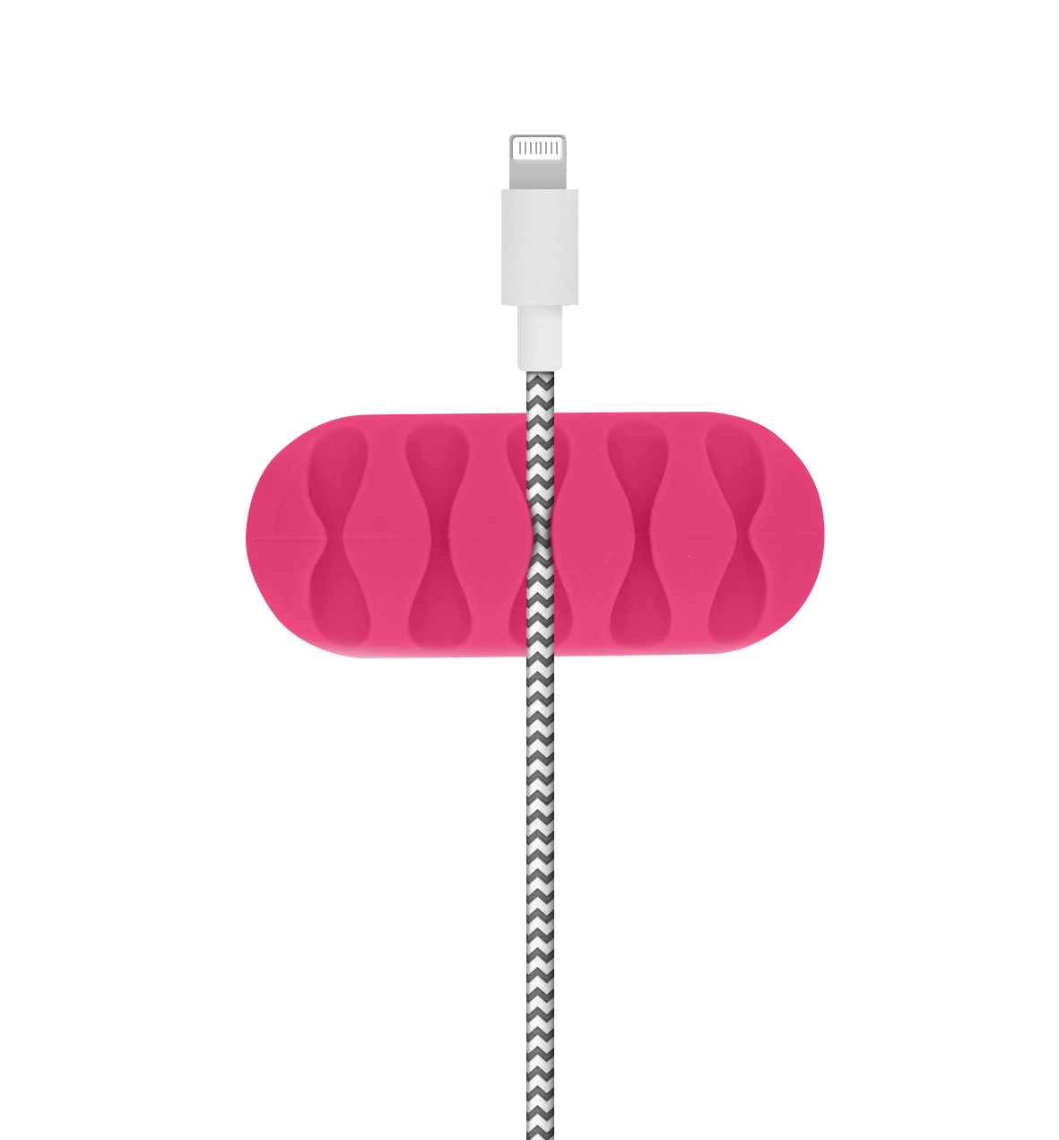 Fasteners for 5 cables x 2 pink3