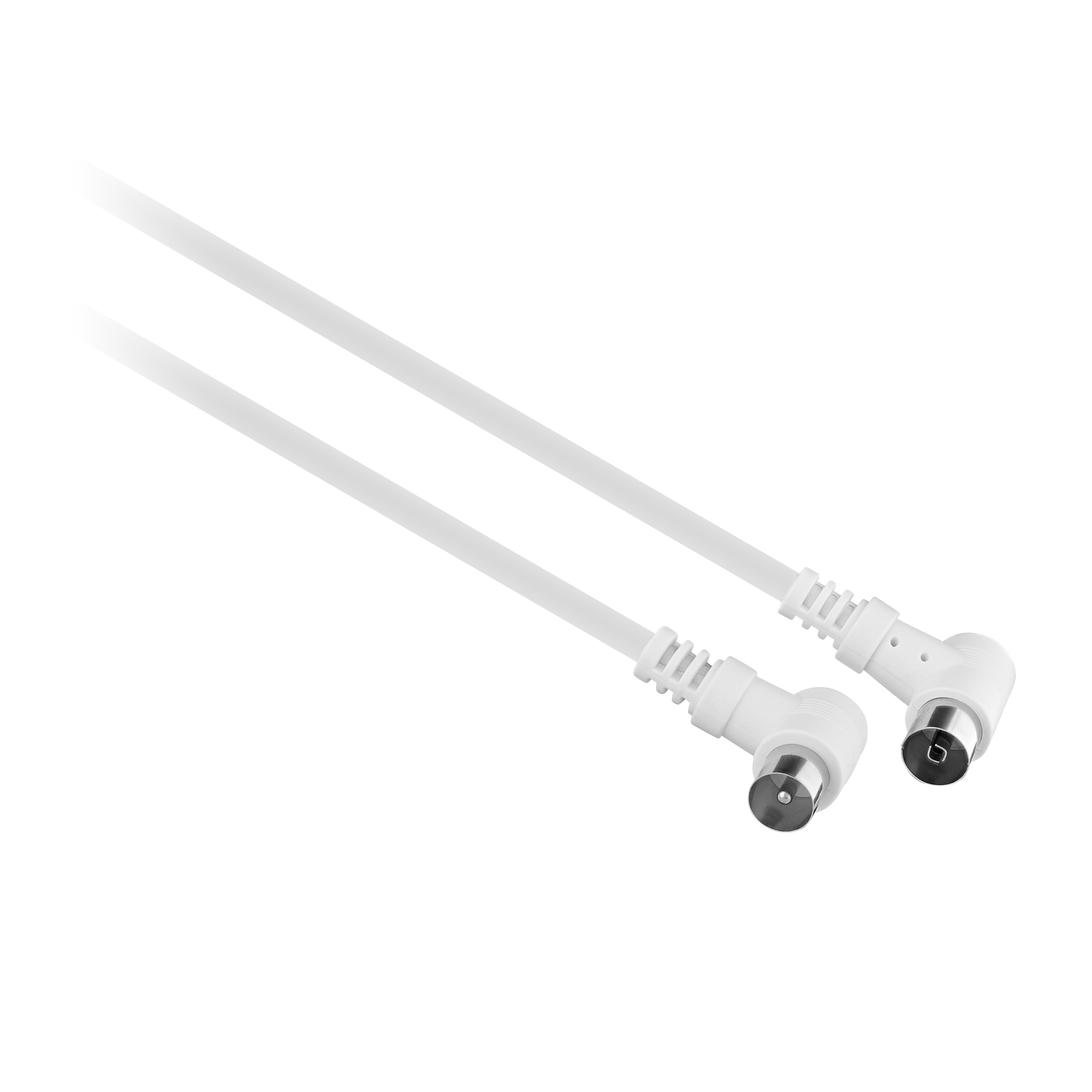 Câble antenne TV 9,5 mm mâle / femelle 2m1