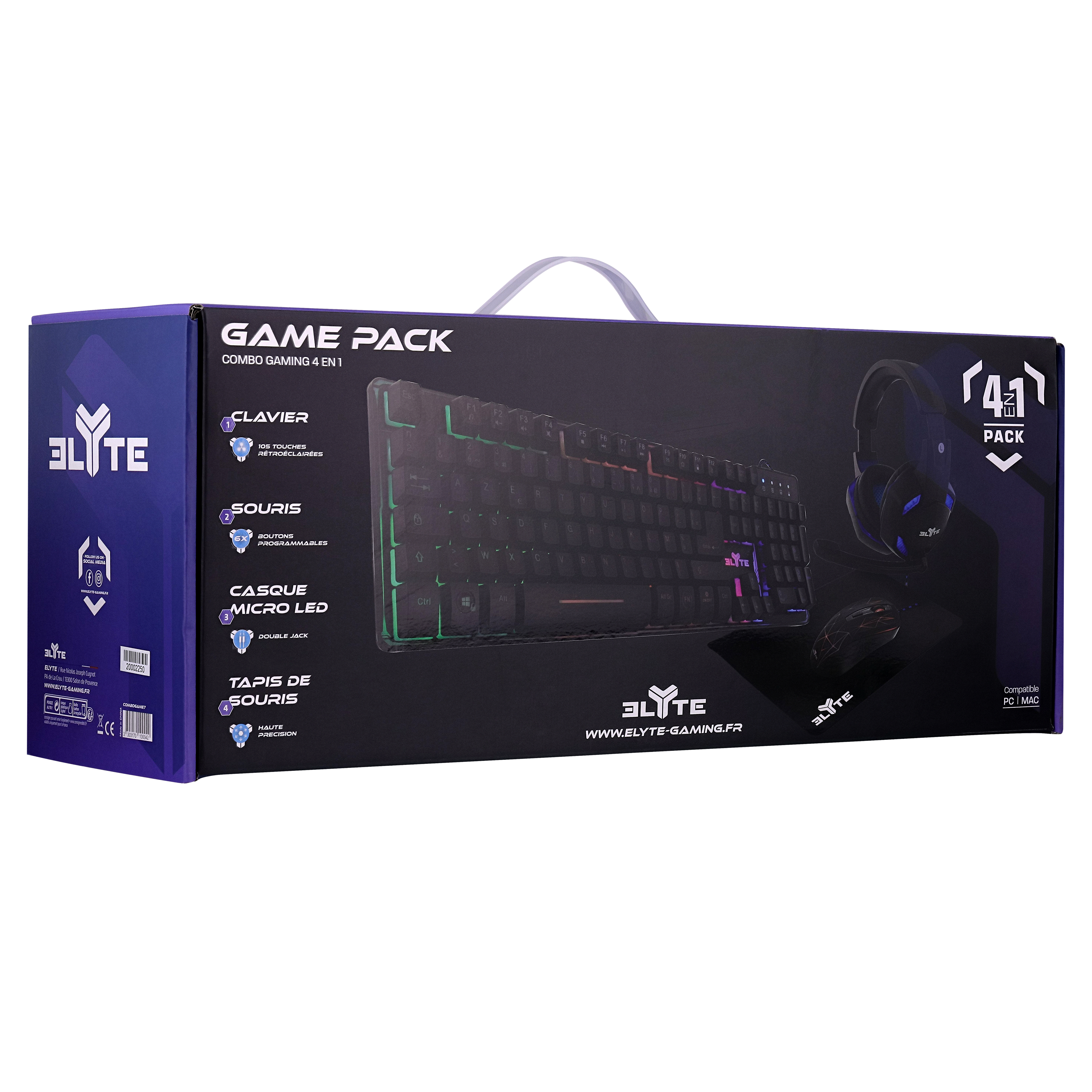 4 IN 1 AZERTY GAMING PACK6
