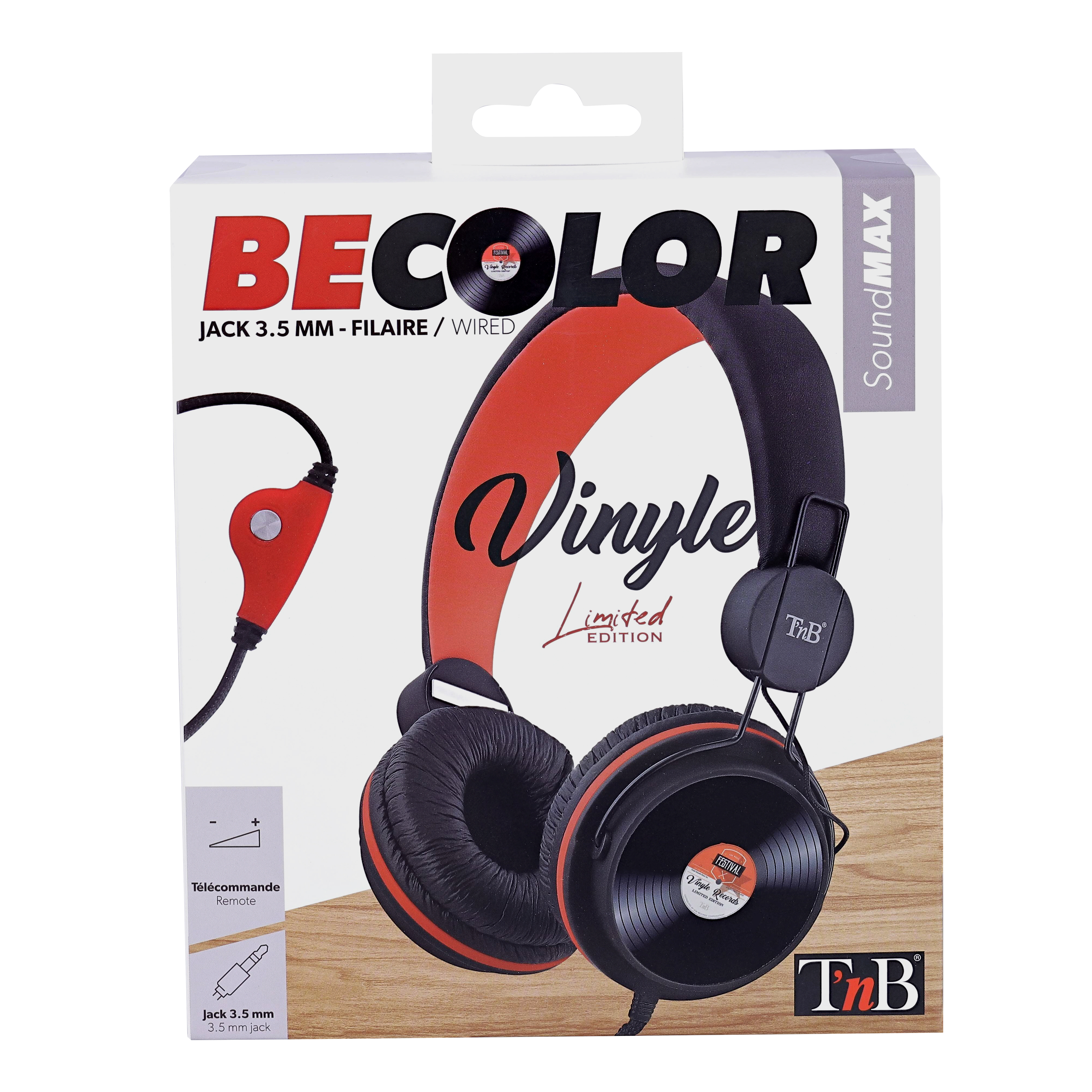 BE COLOR auriculares con cable jack 3.5mm negro5