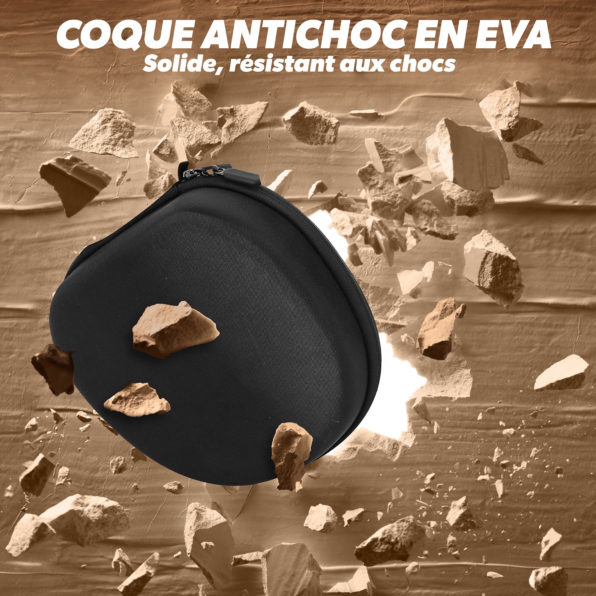 Estuche para guardar y proteger los auriculares3