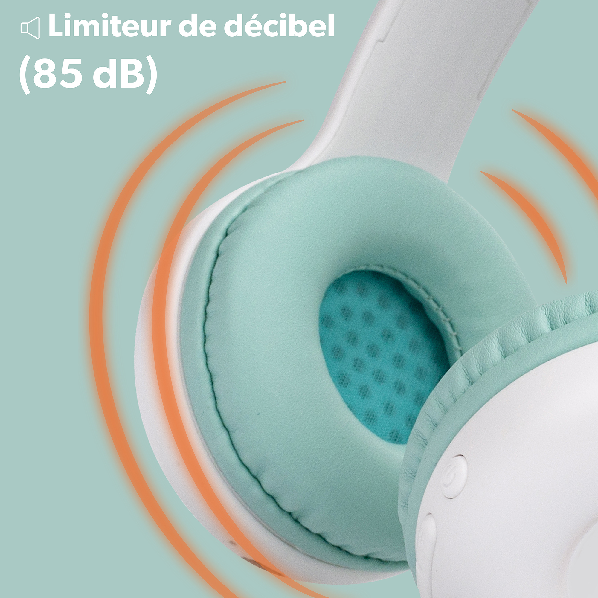 KIDY wired headset decibel limiter 3.5mm jack4