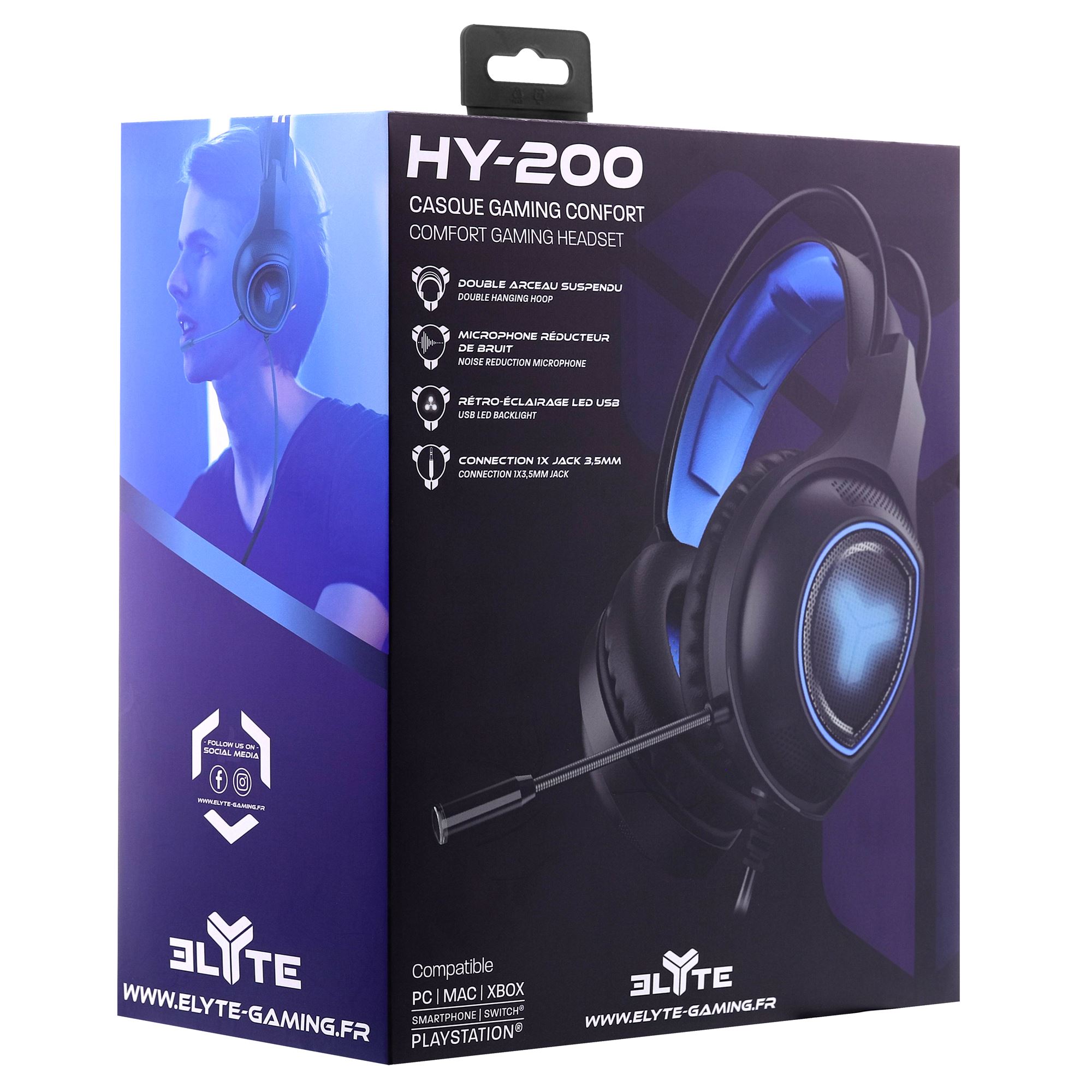 ELYTE - HY-200 Comfort gaming headset4