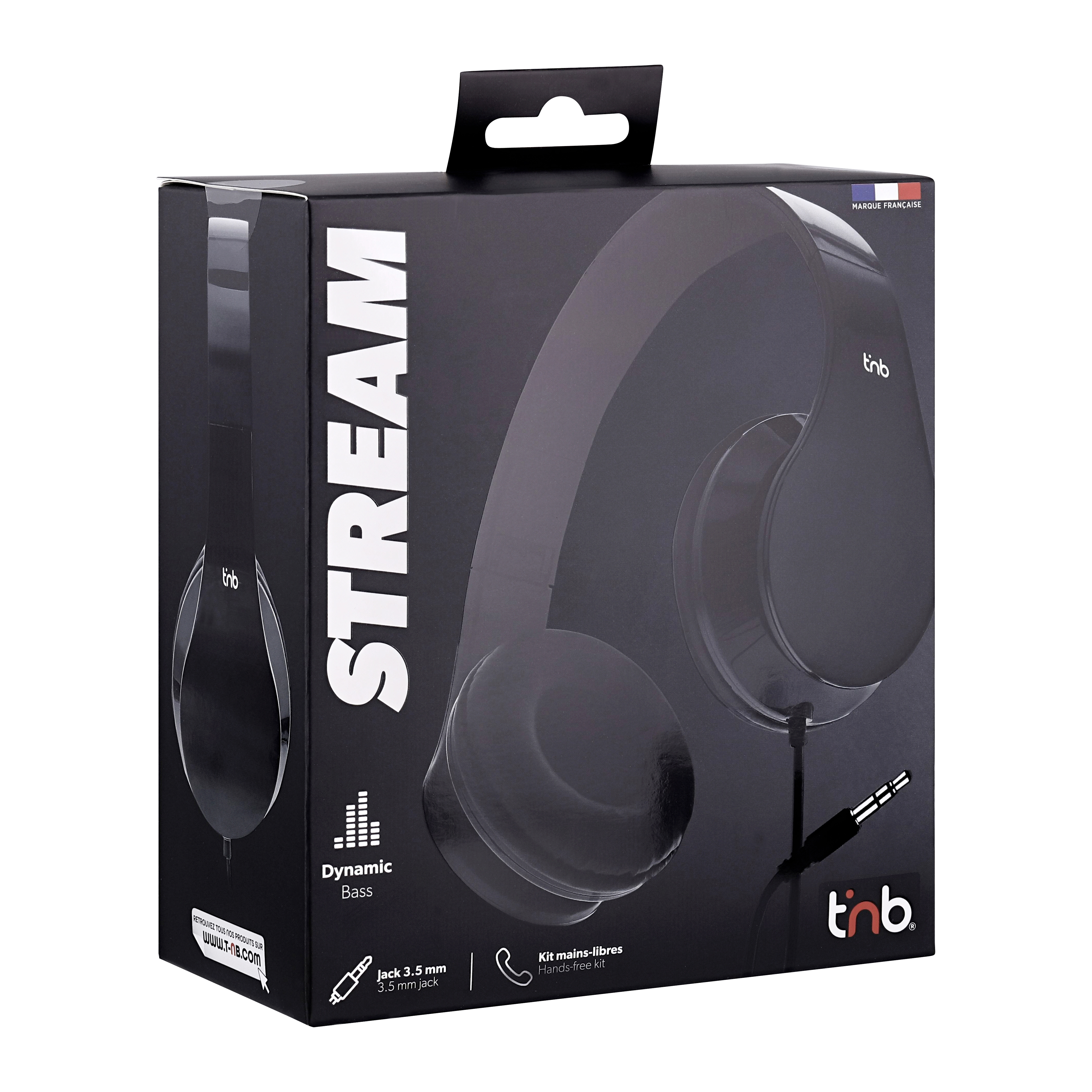 Casque filaire STREAM jack 3,5mm noir4