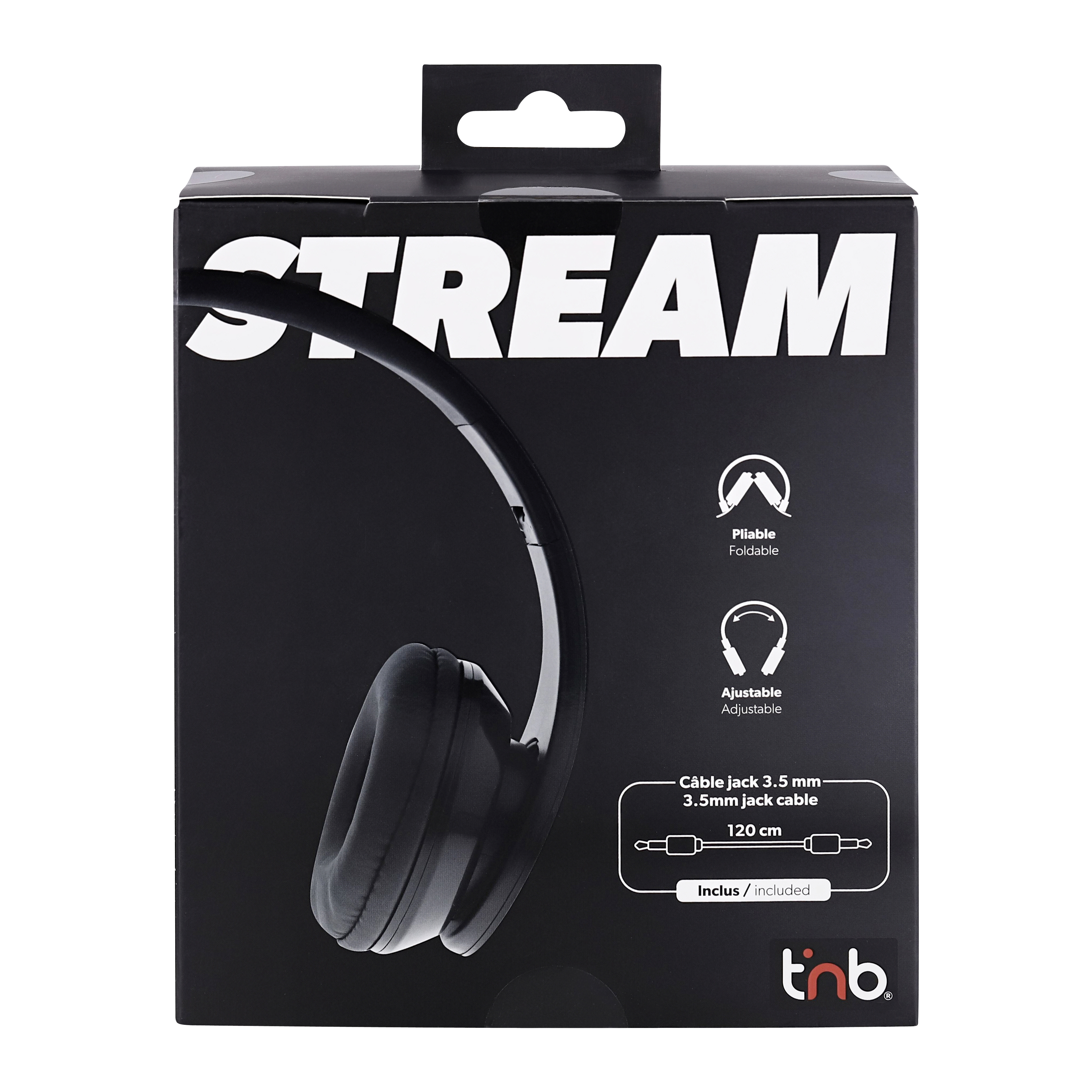 Casque filaire STREAM jack 3,5mm noir6