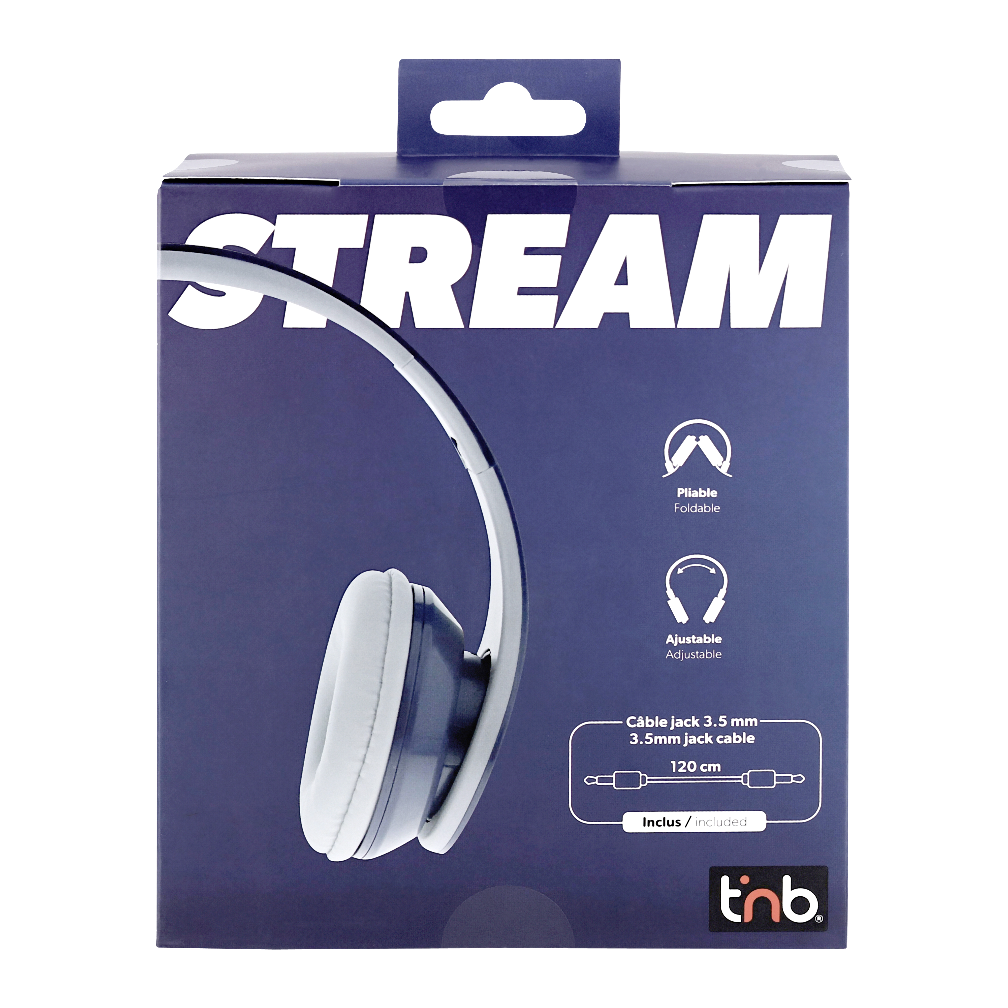 STREAM wired headset 3.5mm jack blue6