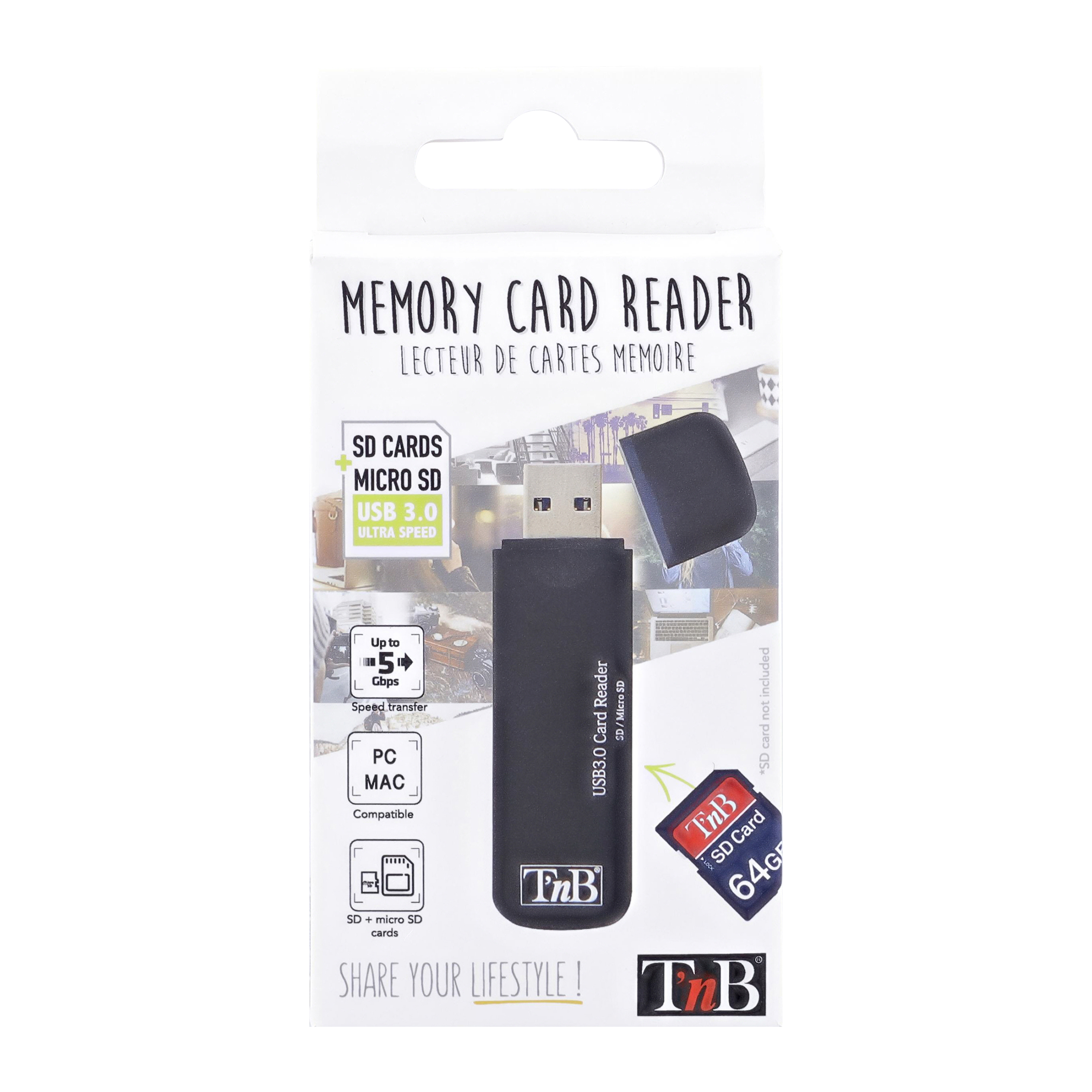 LECTOR DE TARJETAS DE MEMORIA USB34