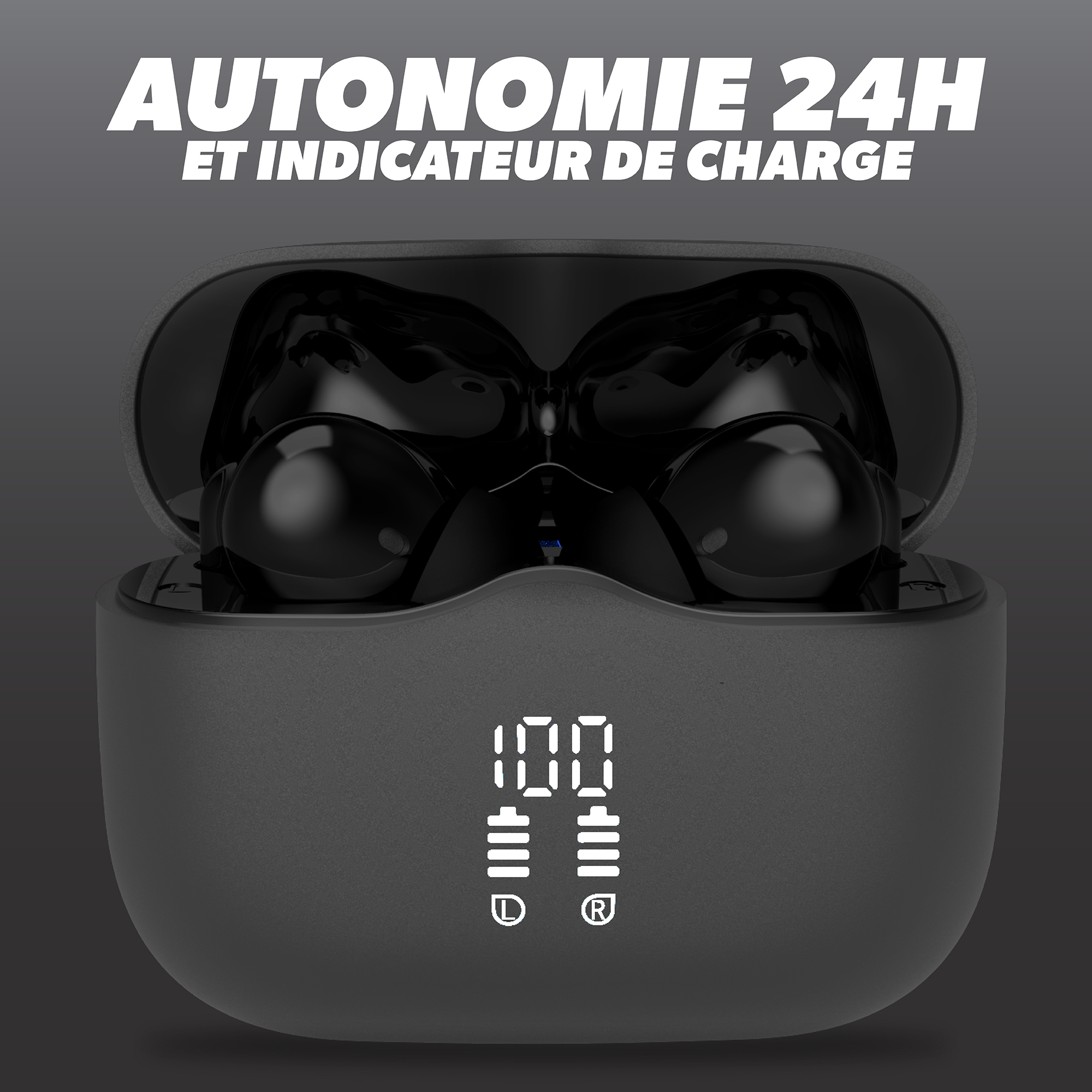 Écouteurs sans fil TWS ONYX avec réduction de bruit active6