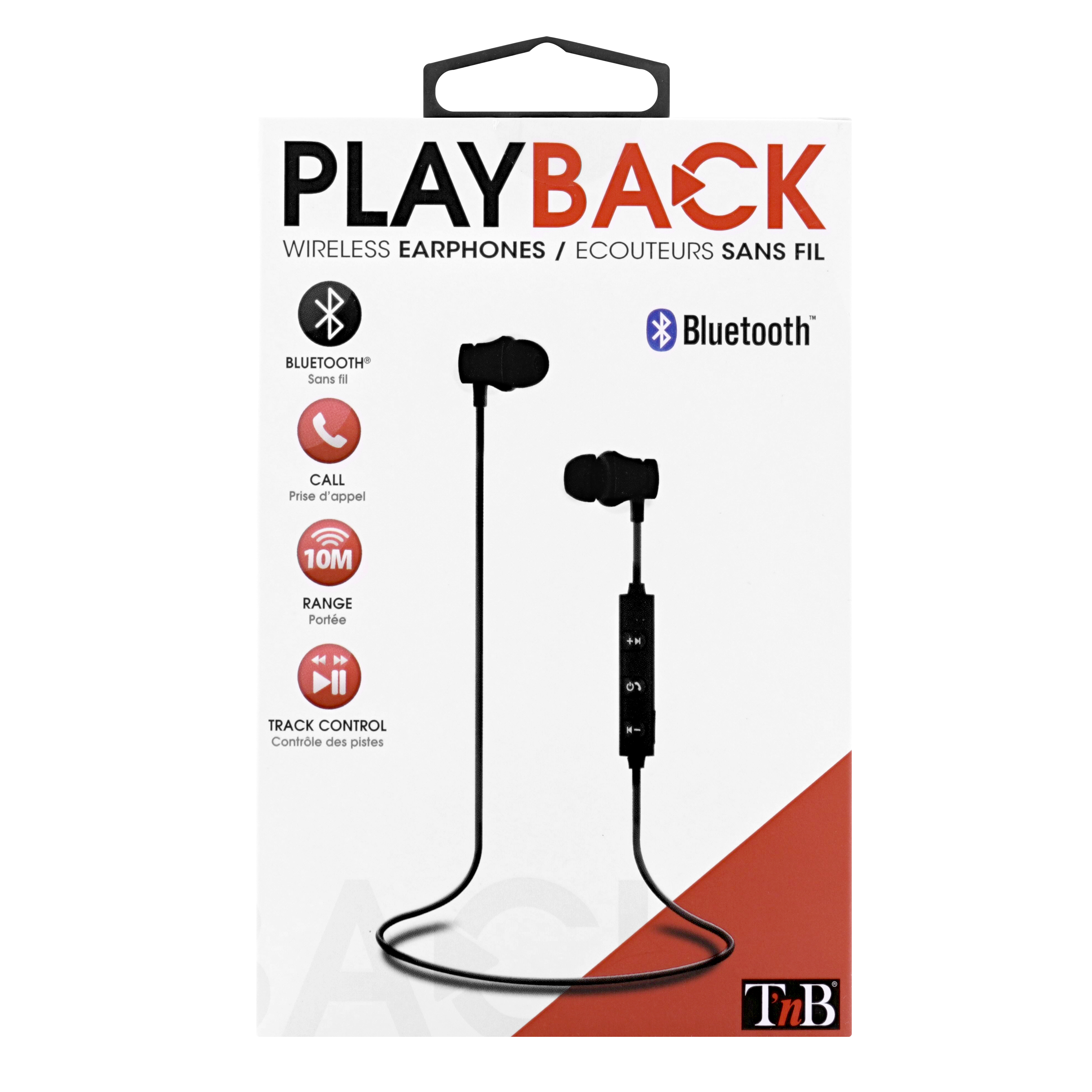 Ecouteurs Bluetooth PLAYBACK noir7