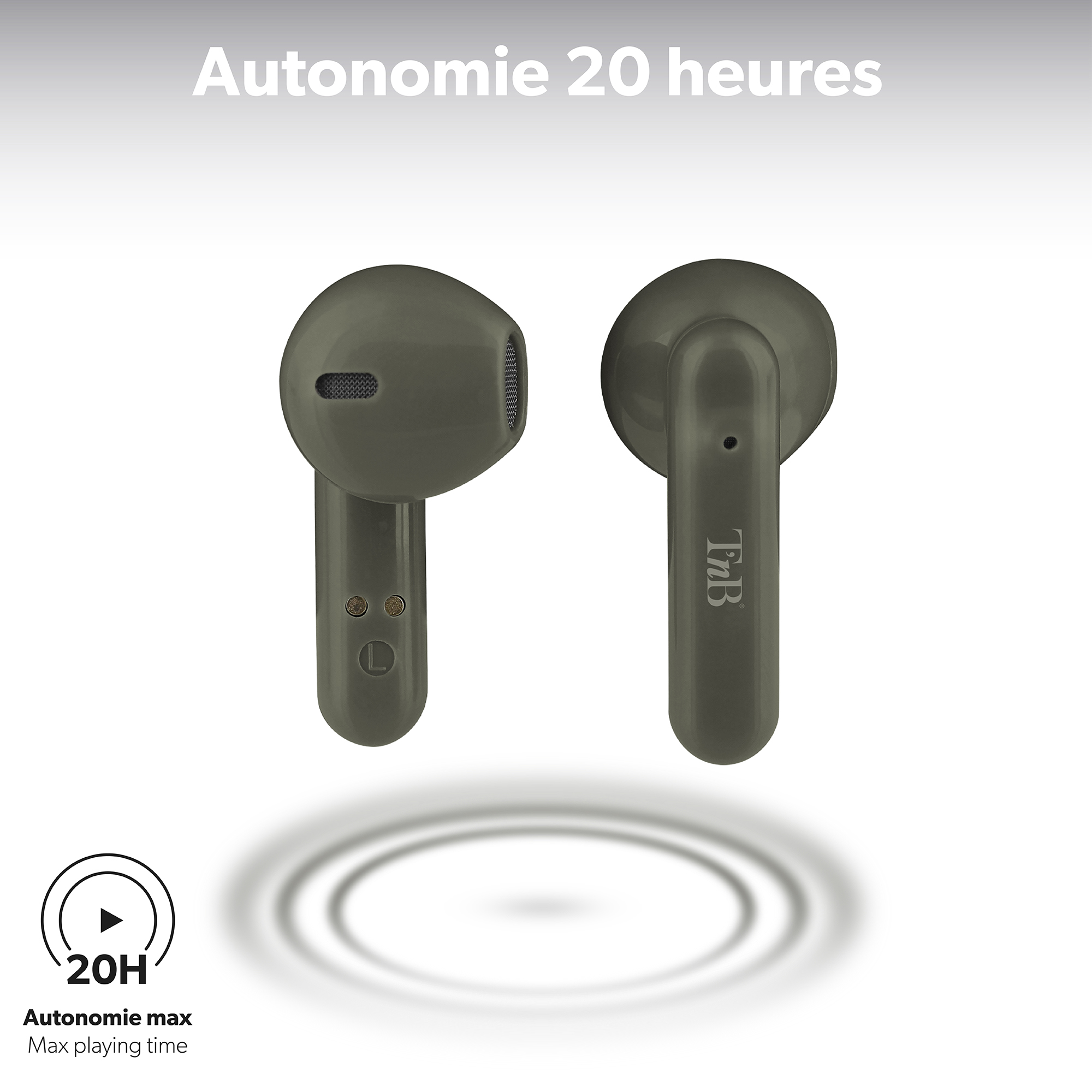 TWS SHINY 2 Wireless Earphones Green4