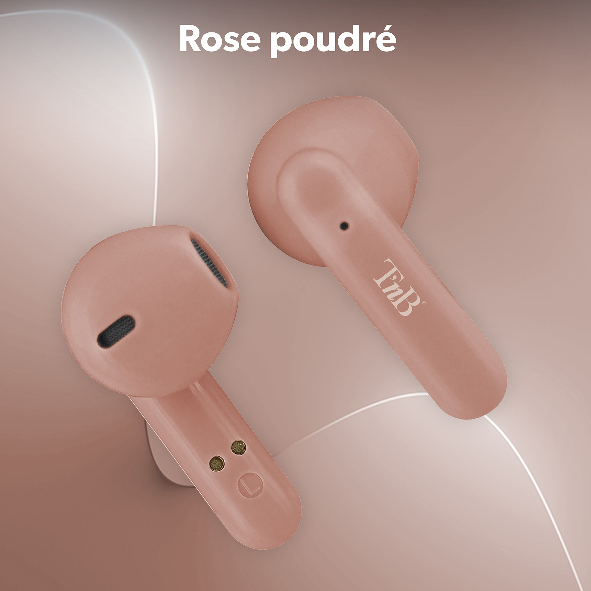 Auriculares inalámbricos TWS SHINY 2 rosa6