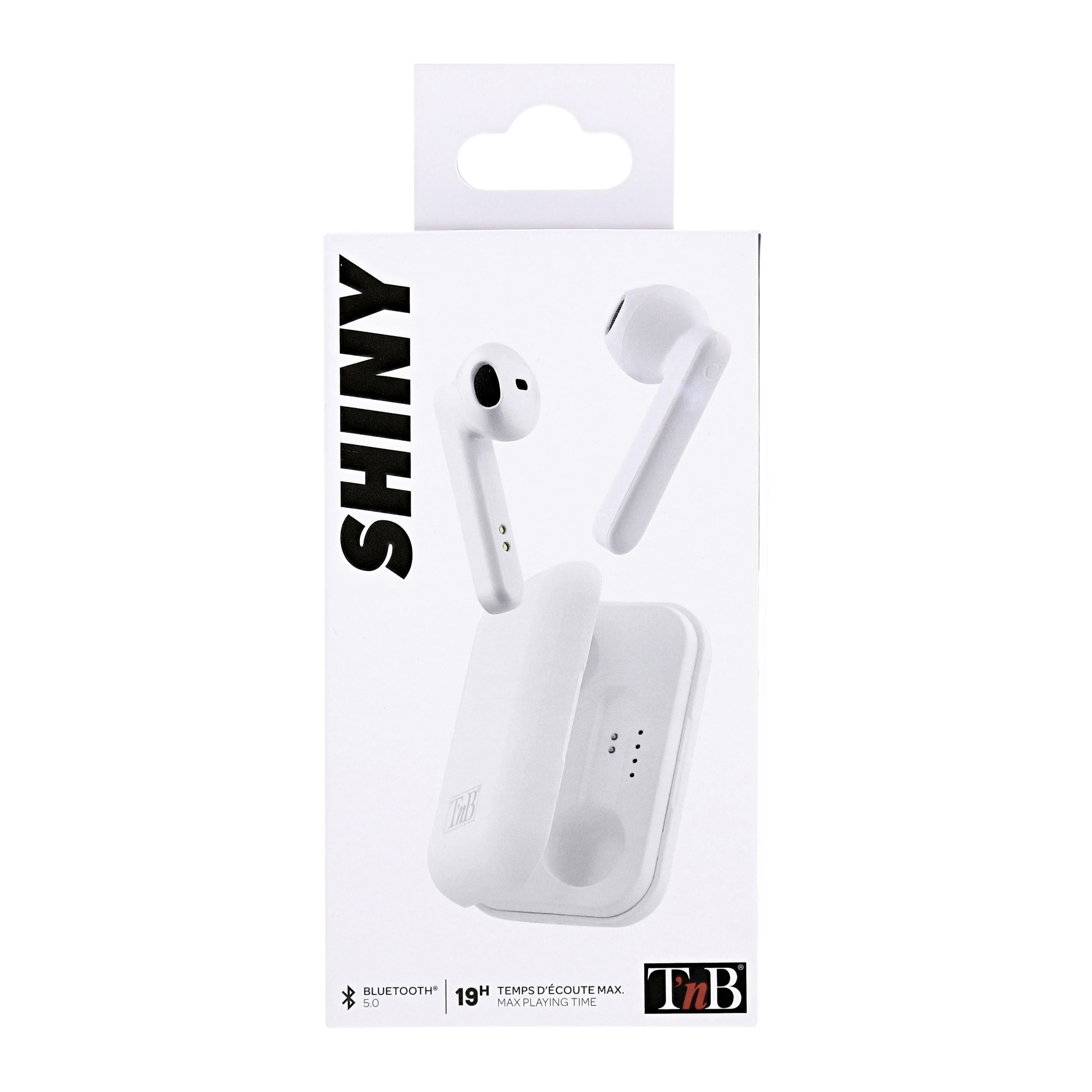 TWS SHINY White Wireless Headphones5