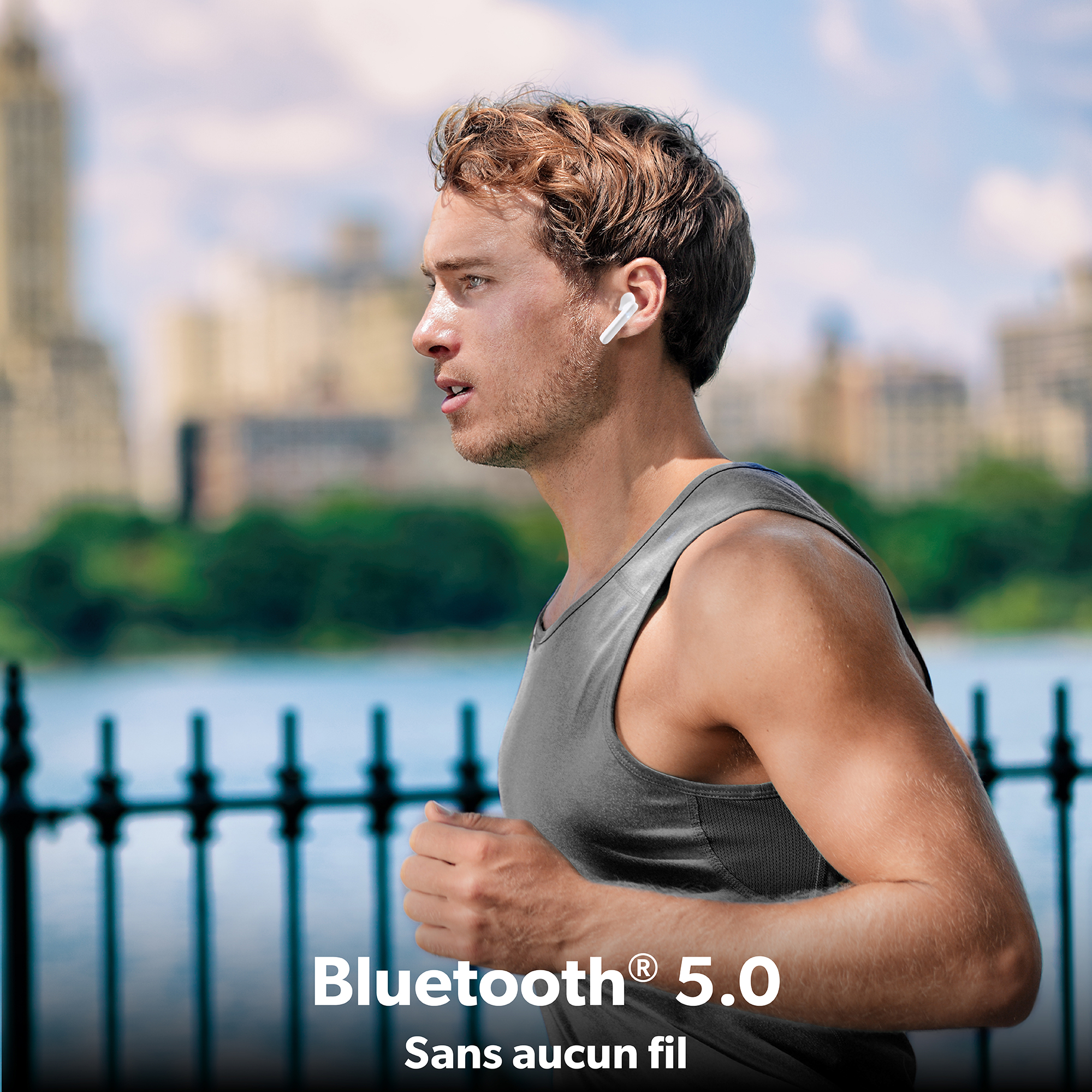 TWS SHINY White Wireless Headphones3