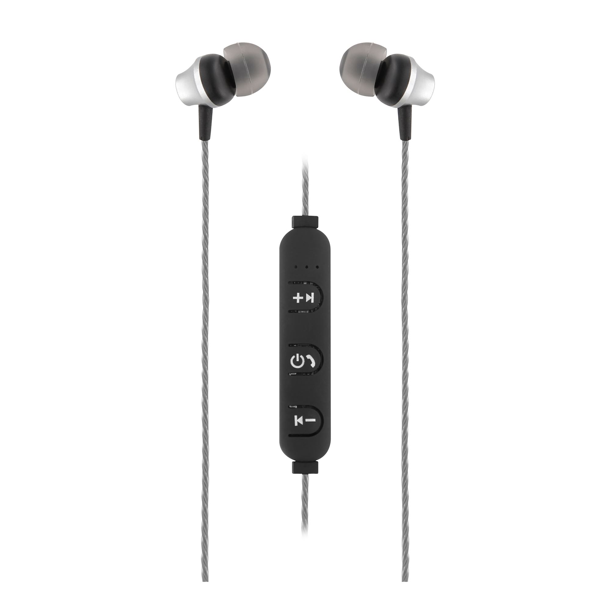 Ecouteurs Bluetooth STEEL gris1