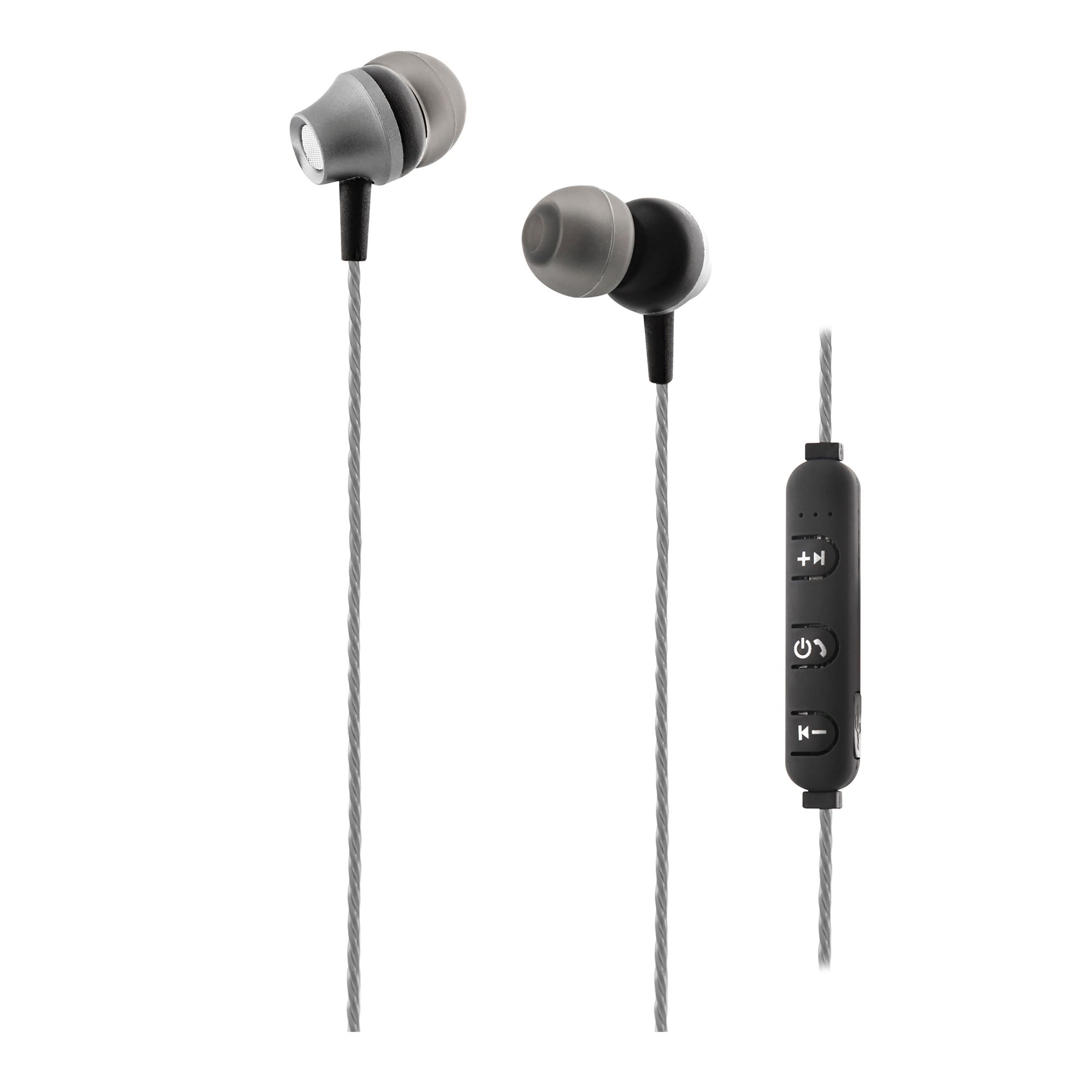 Ecouteurs Bluetooth STEEL gris2