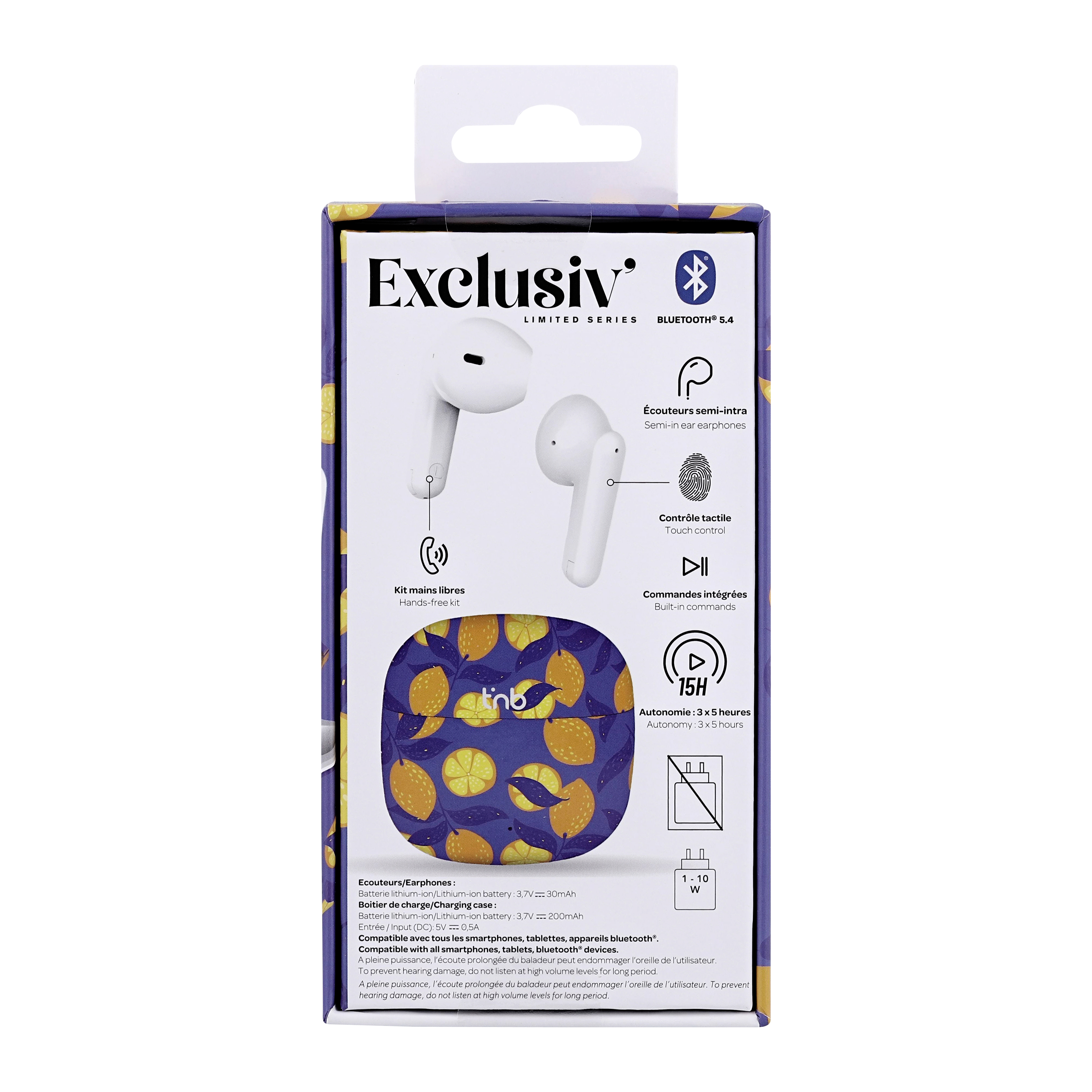 Auriculares inalámbricos colección Exclusiv' - LEMON6