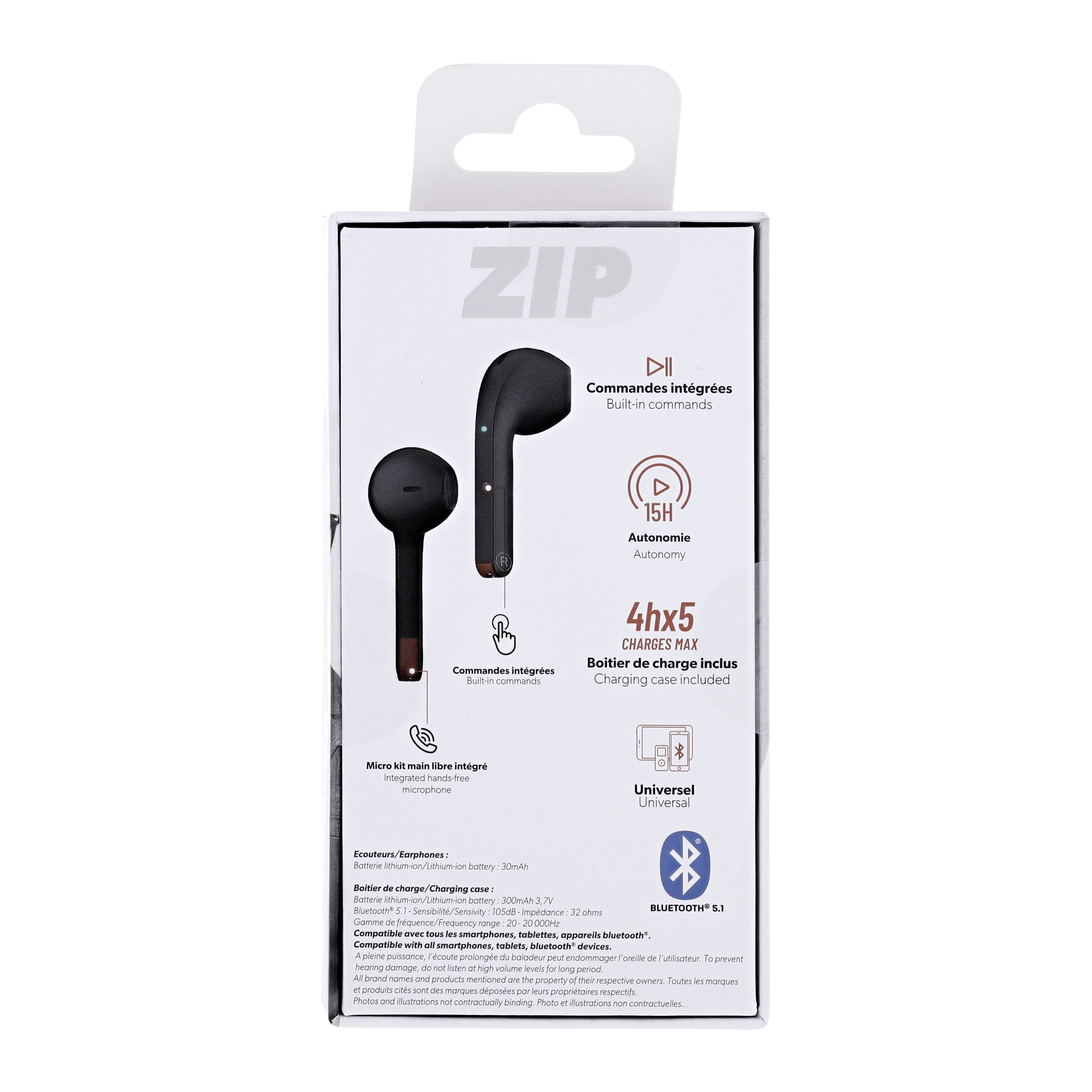 TWS ZIP black earphones6