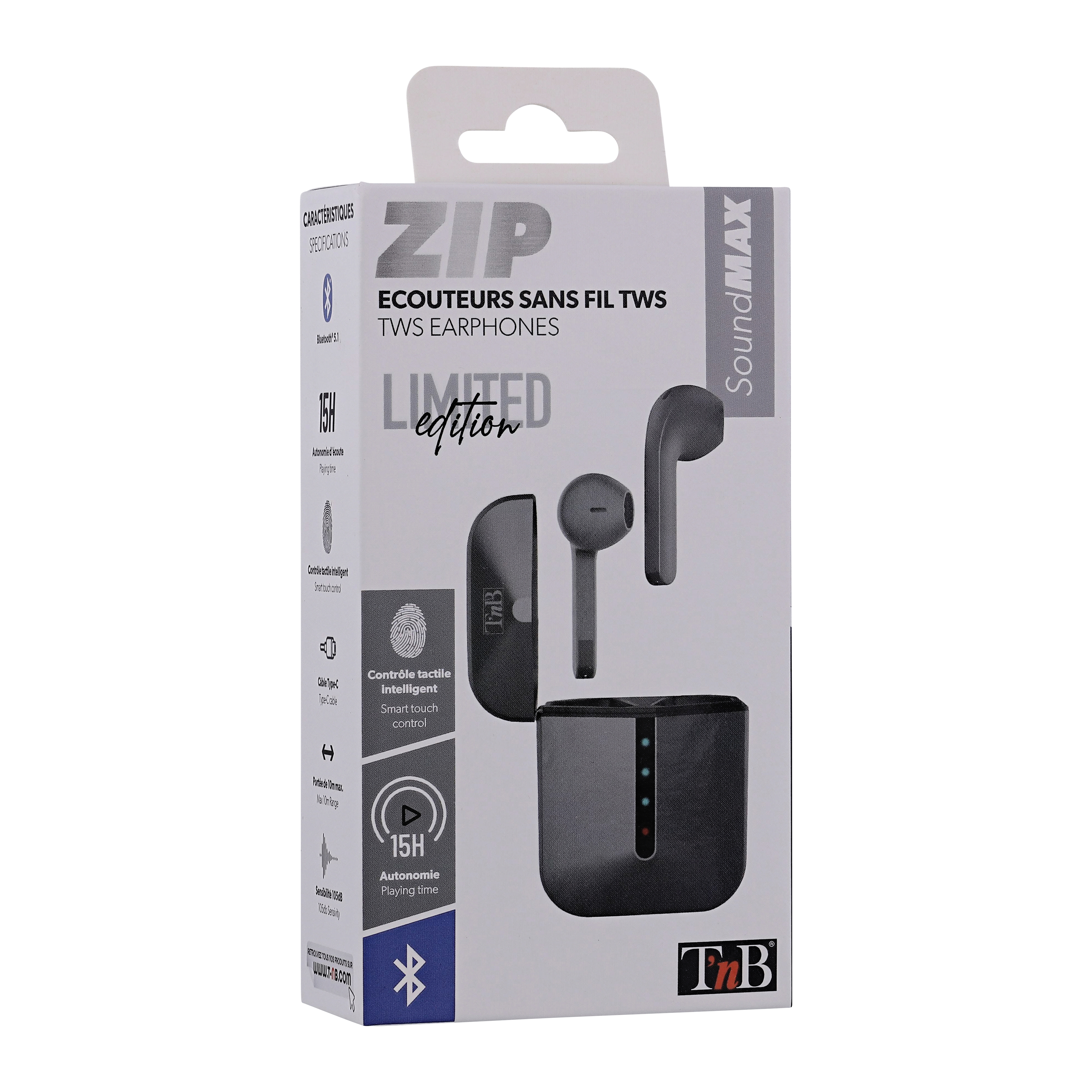 TWS ZIP Silver Headphones2