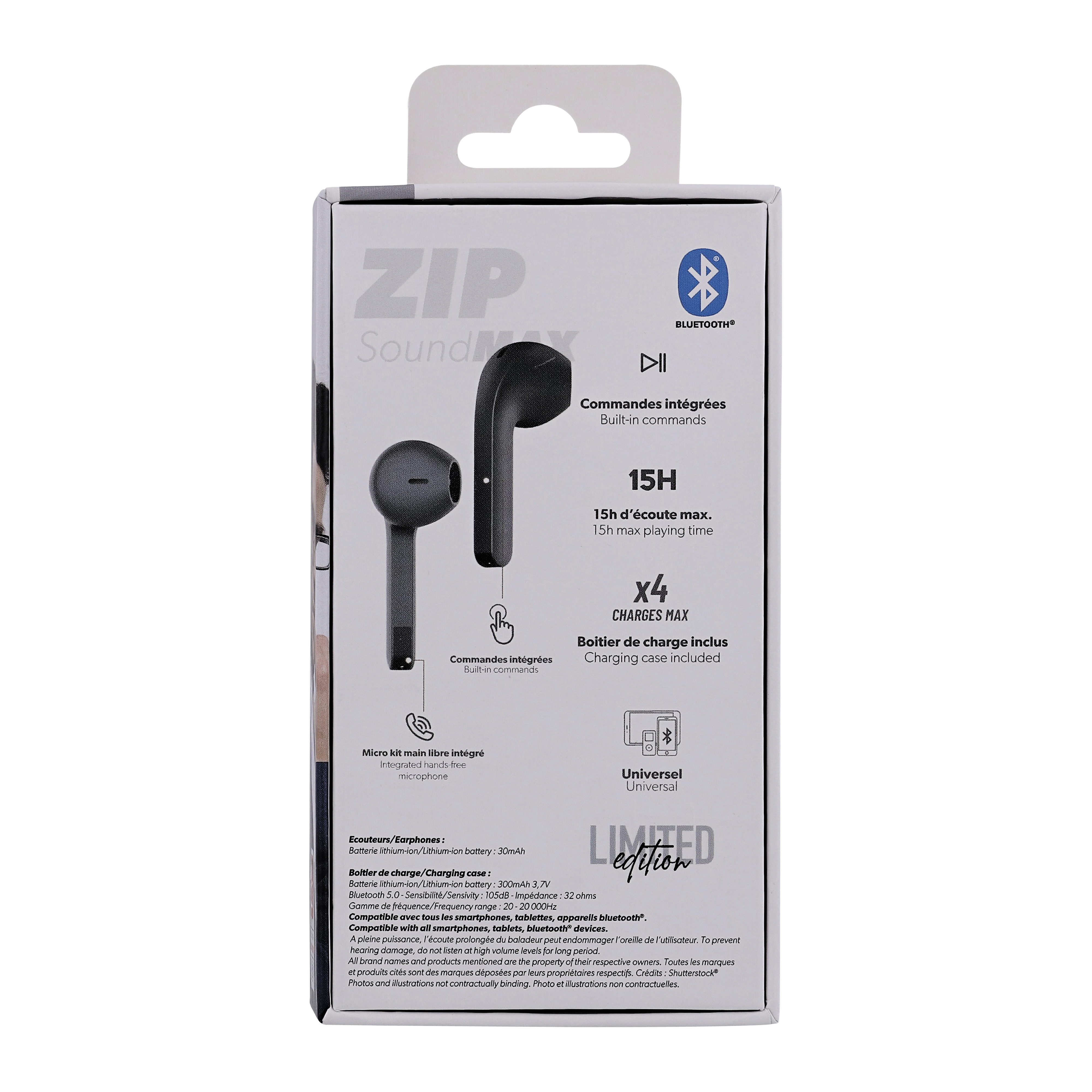 TWS ZIP Silver Headphones4