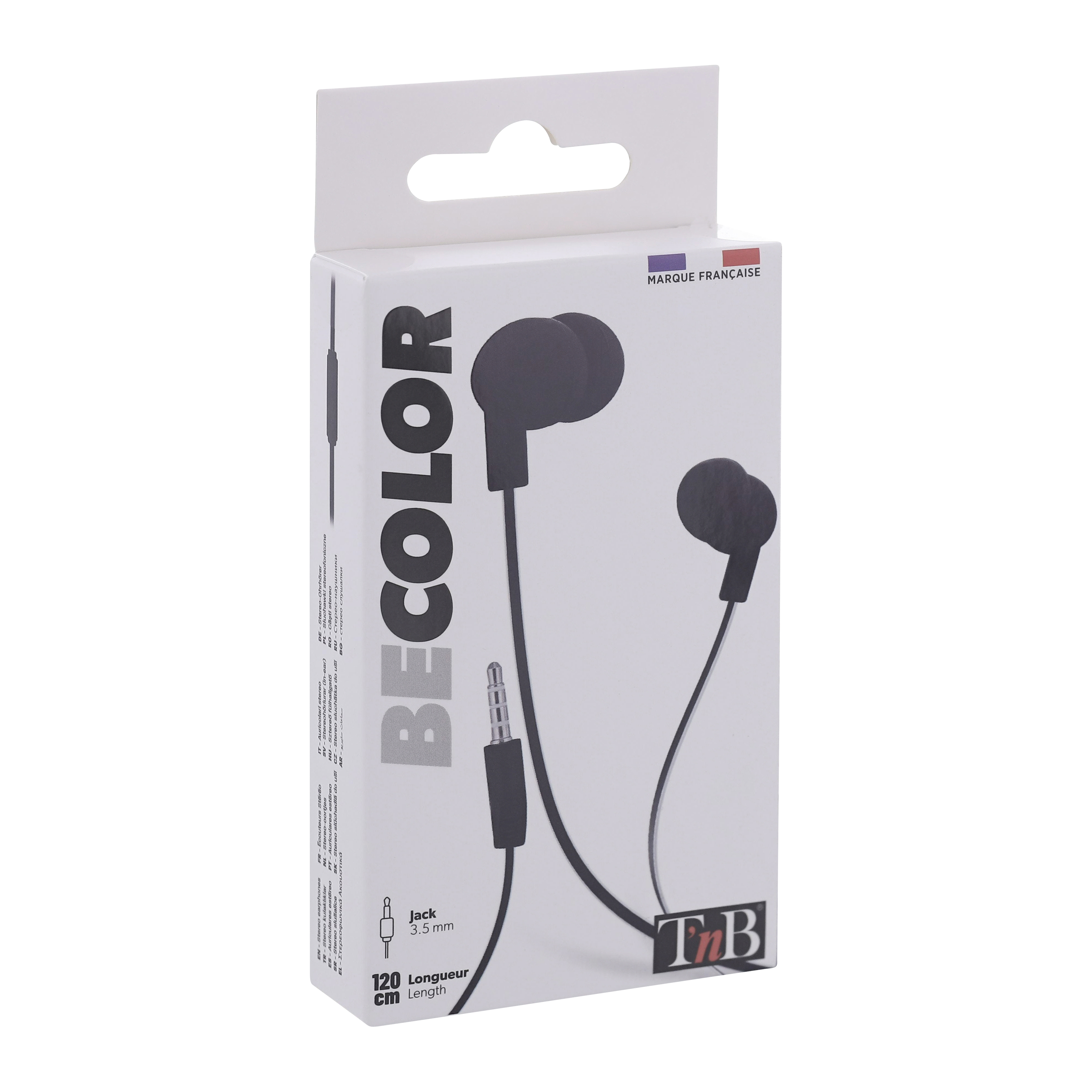 BE COLOR auriculares con cable jack negro3