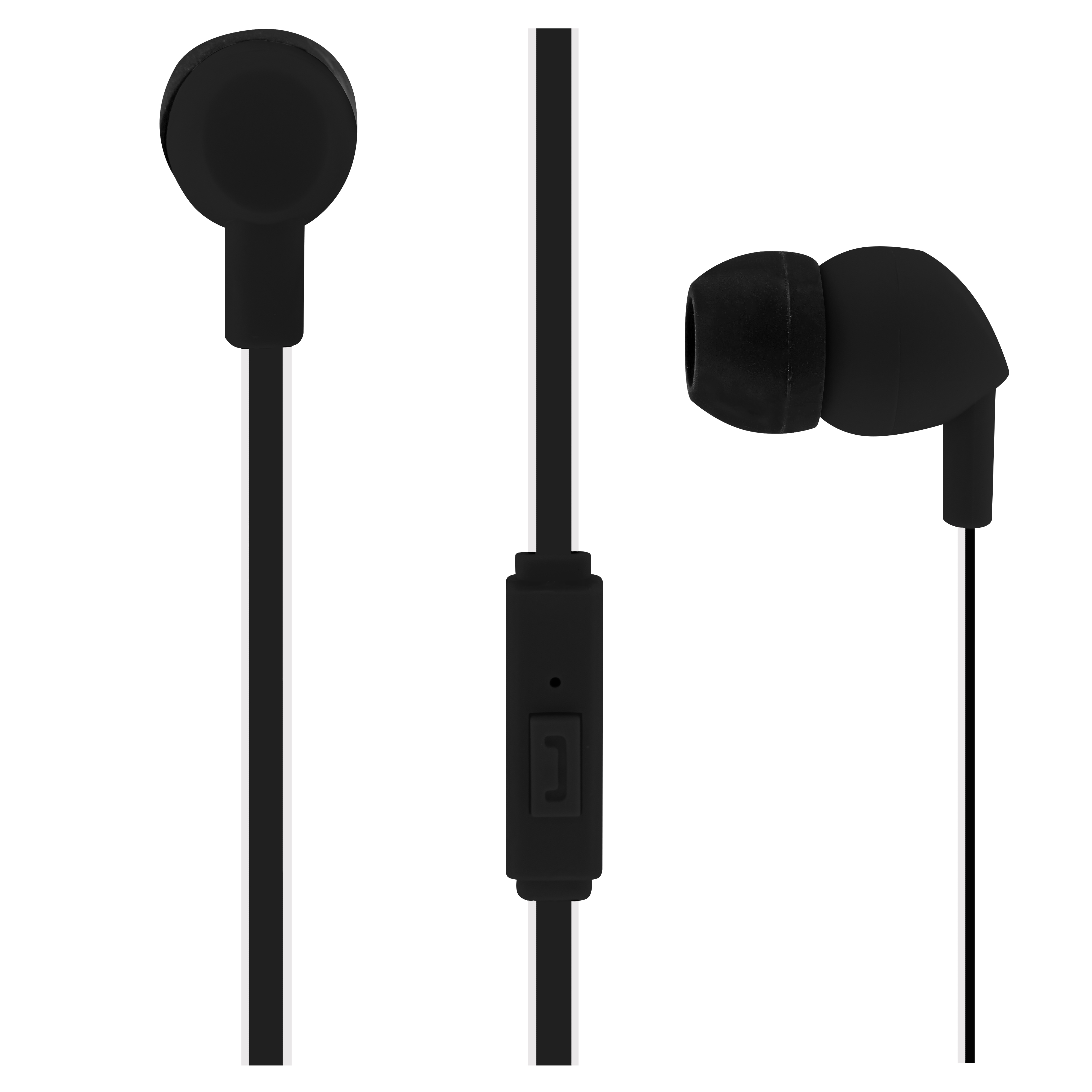 BE COLOR auriculares con cable jack negro1