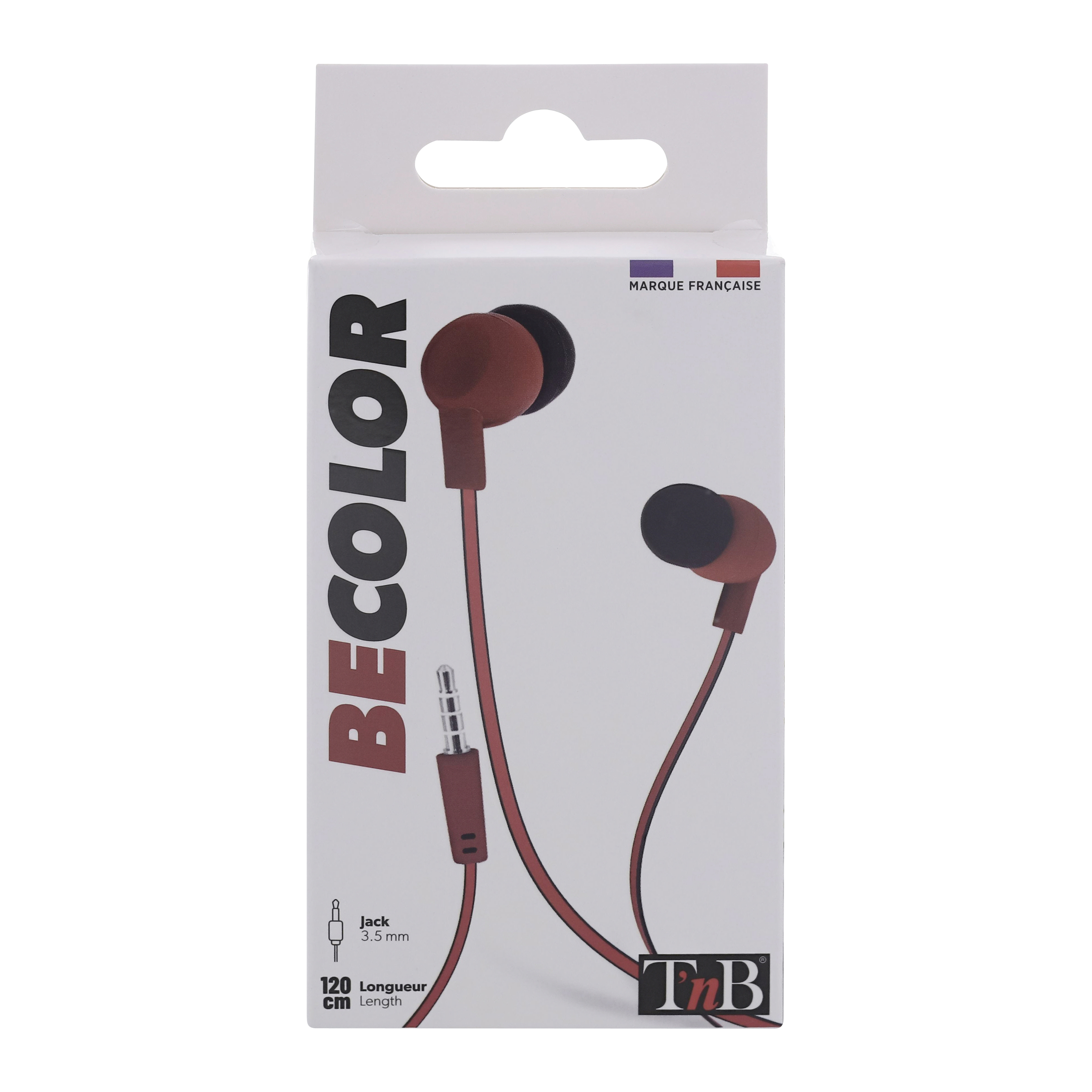 BE COLOR auriculares con cable jack rojo4