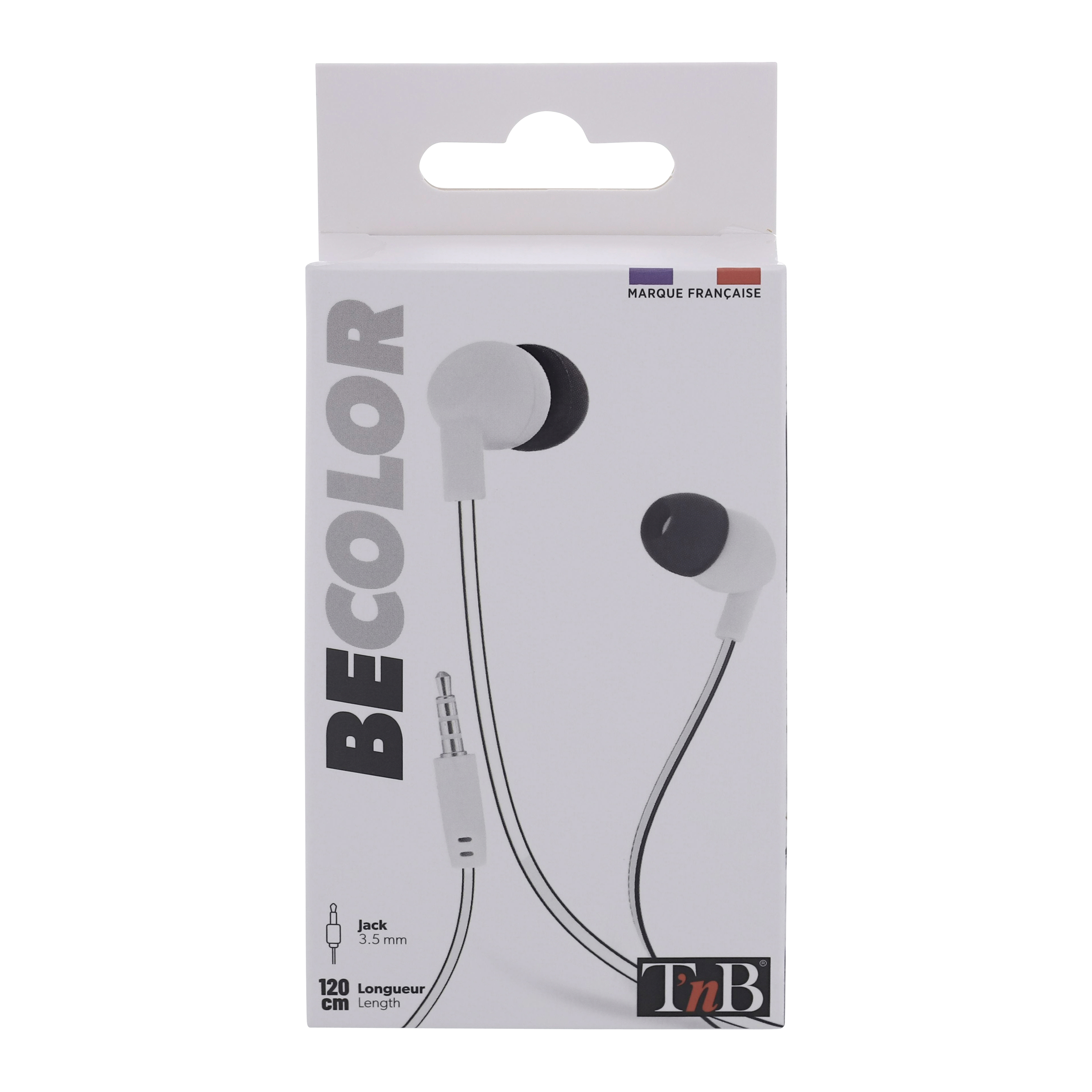 BE COLOR auriculares con cable jack blanco4