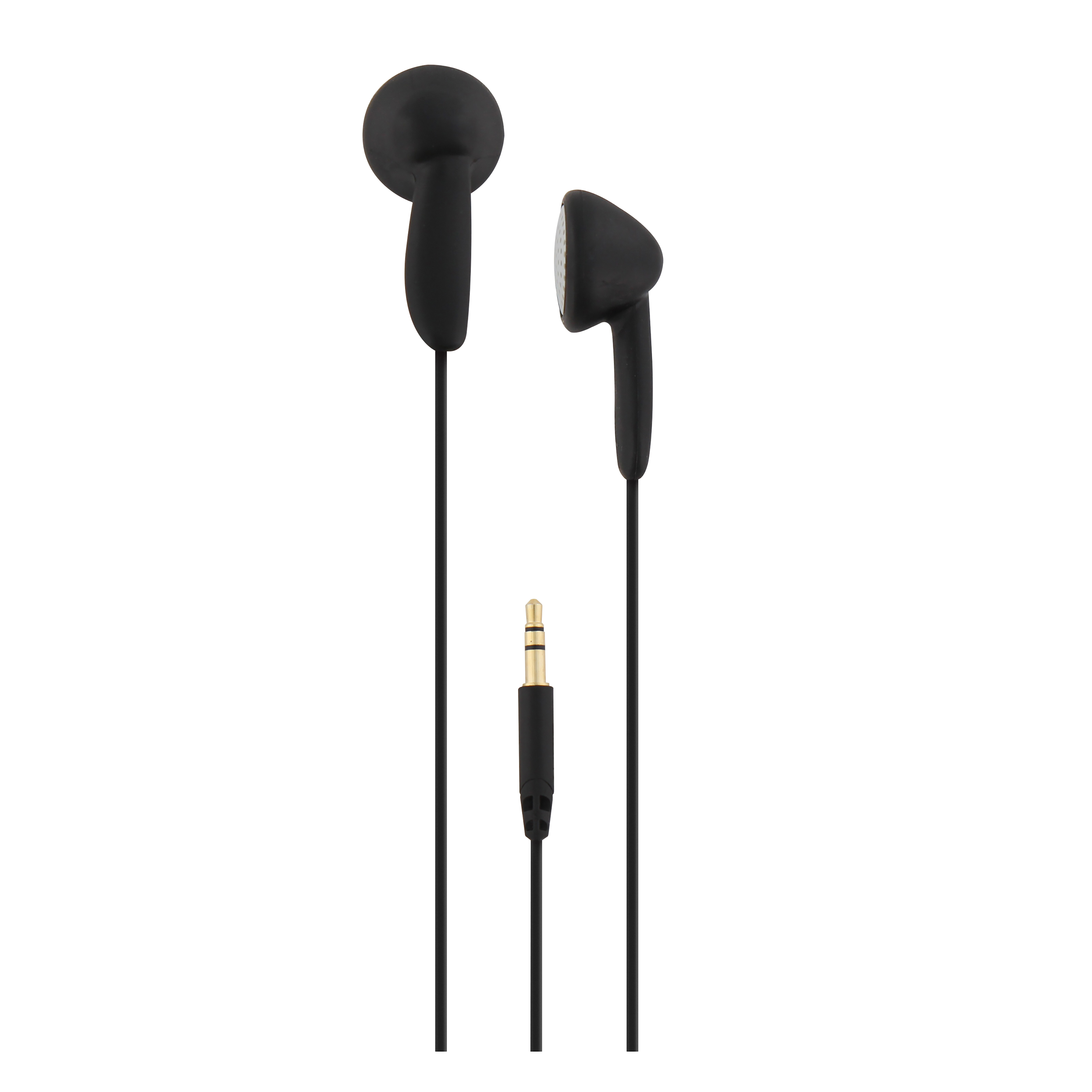 POCKET black wired jack headphones2