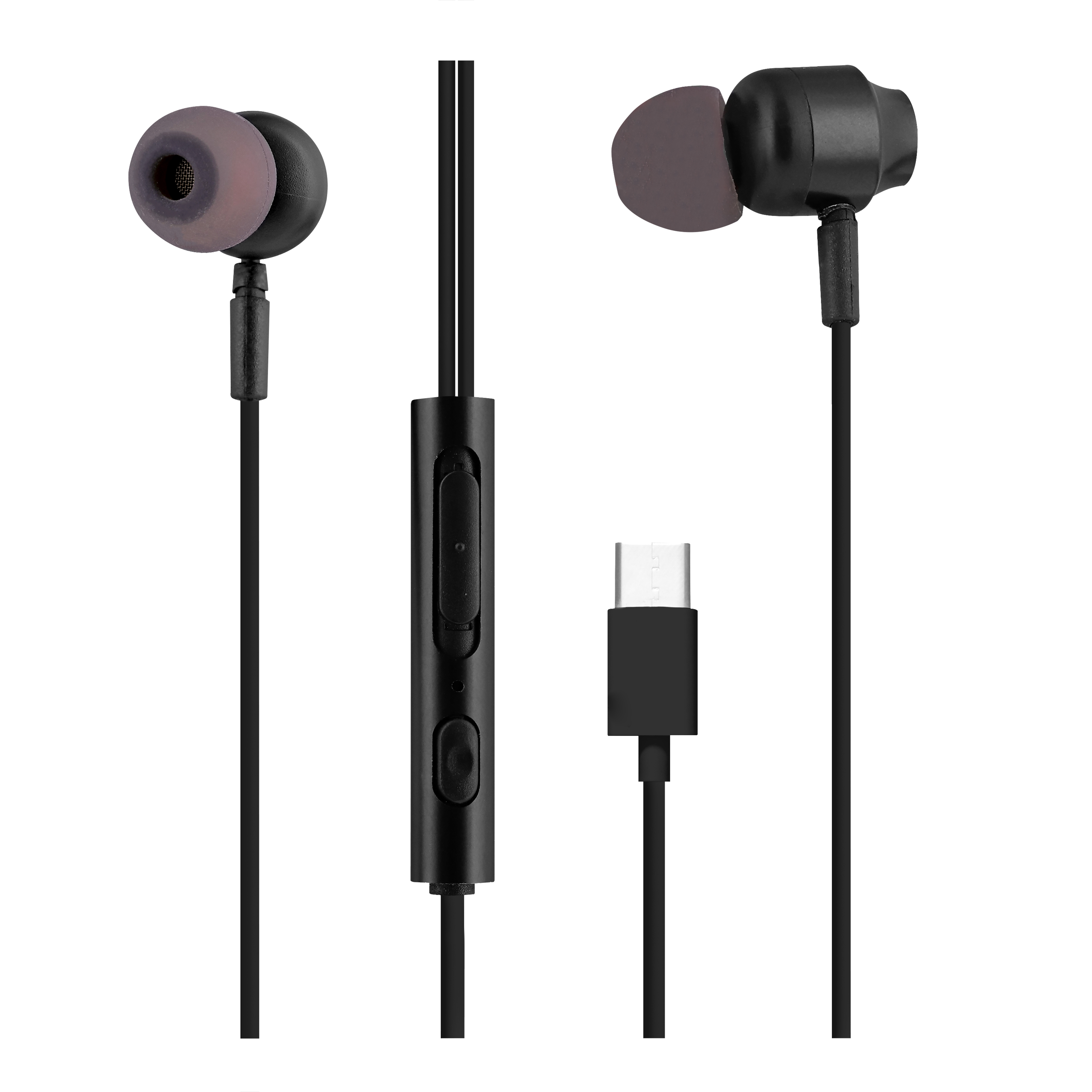 C-BUDS Type-C Wired Earphones Black1