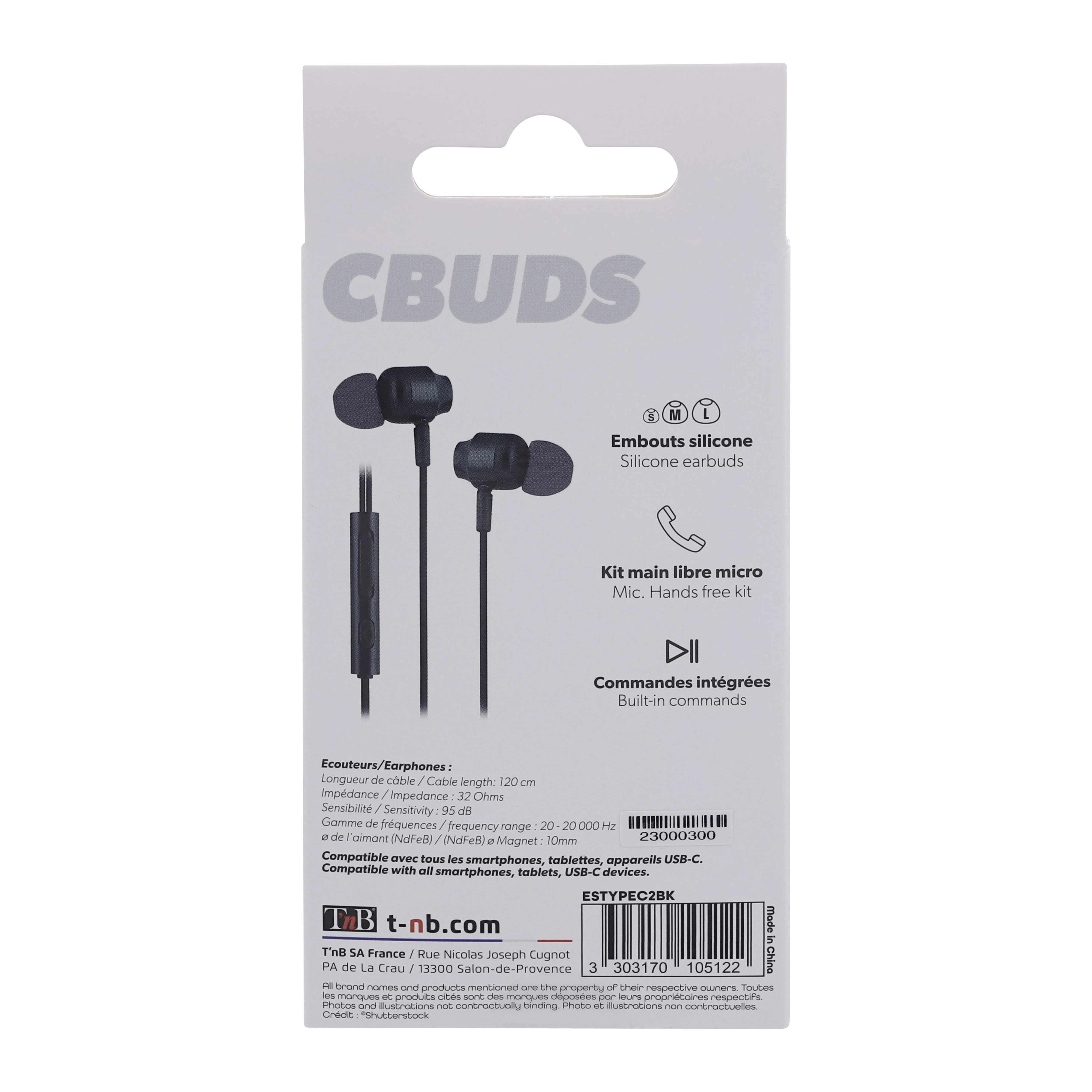 C-BUDS Type-C Wired Earphones Black6