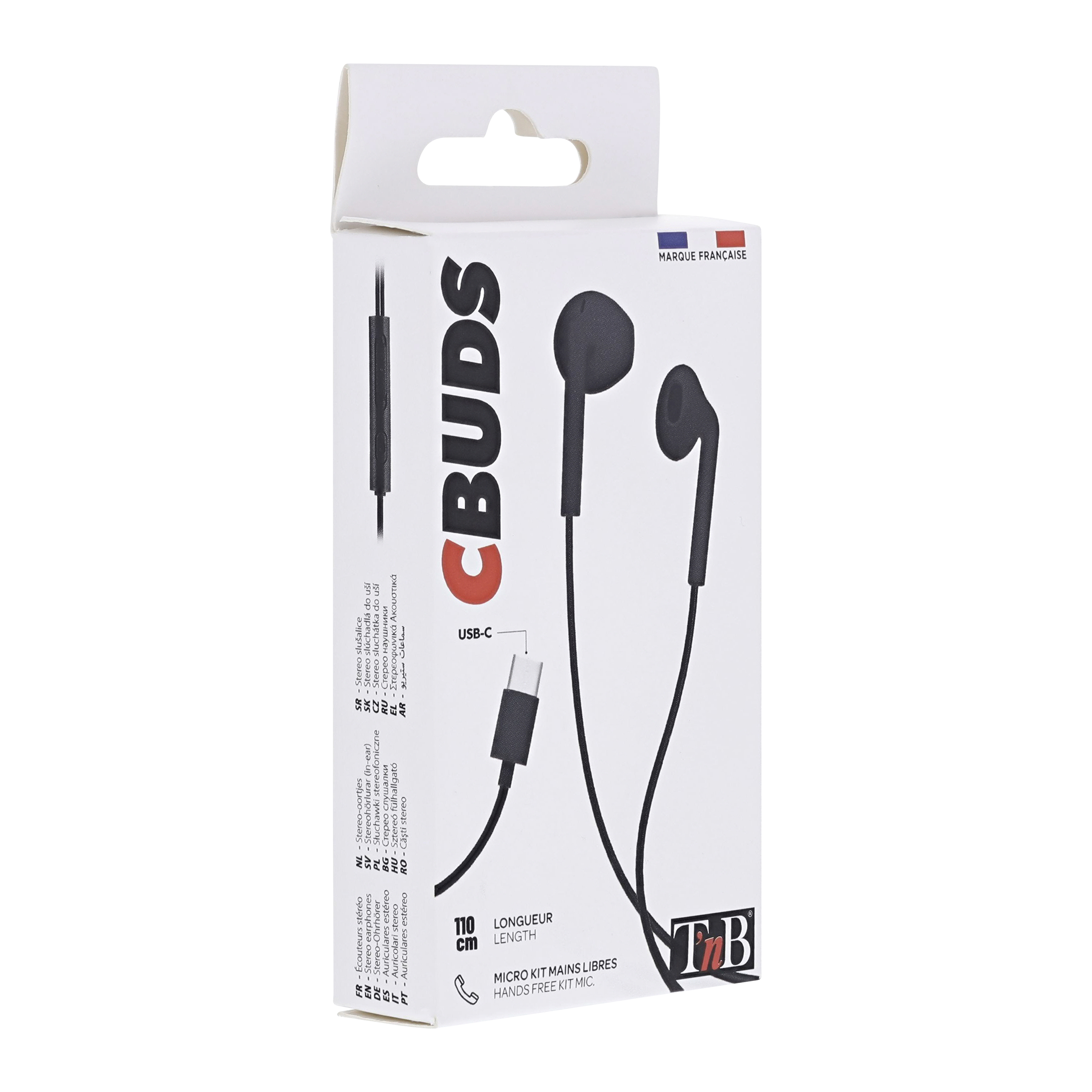 Auriculares con cable C-BUDS tipo C negros6