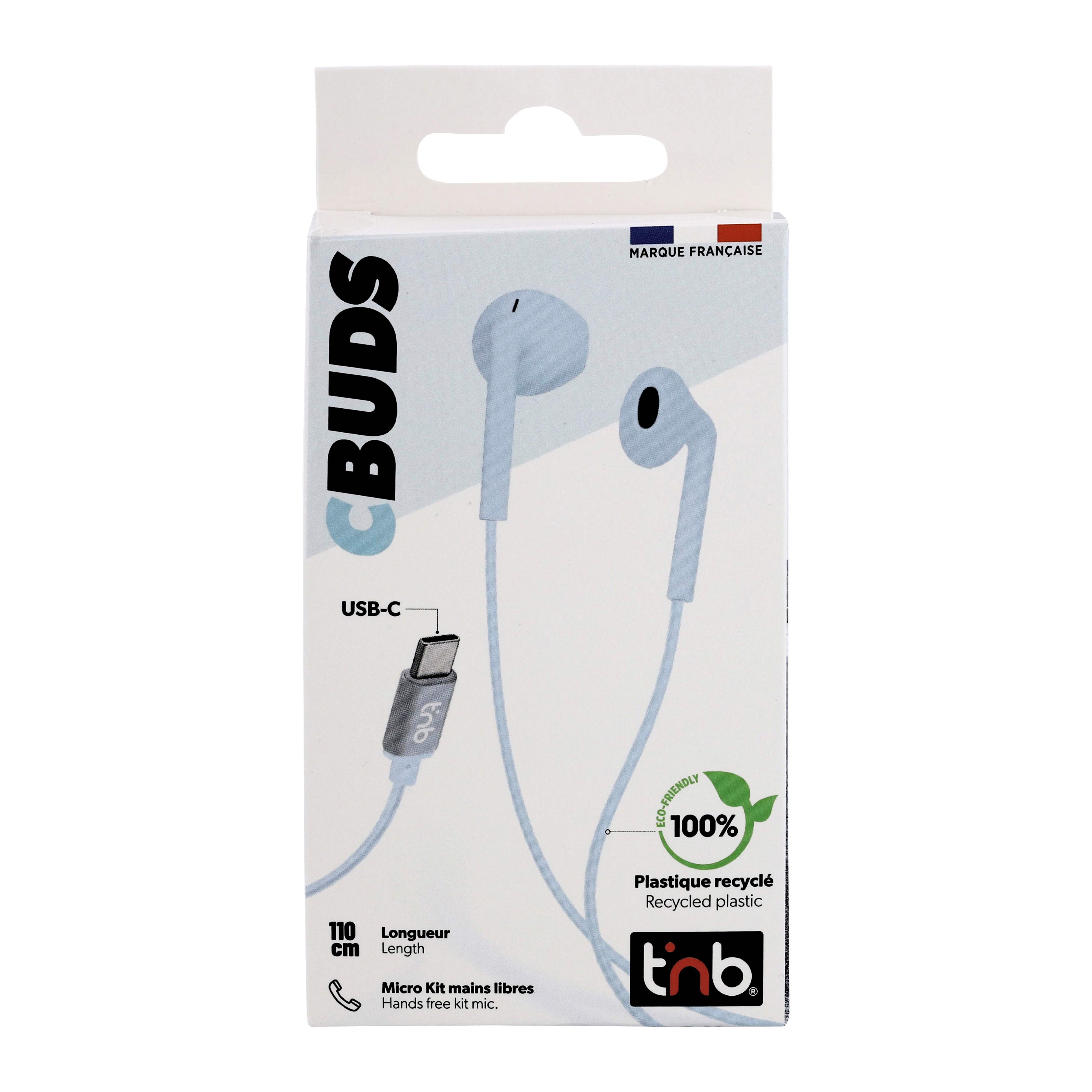 Auriculares con cable C-BUDS Type-C Azul3