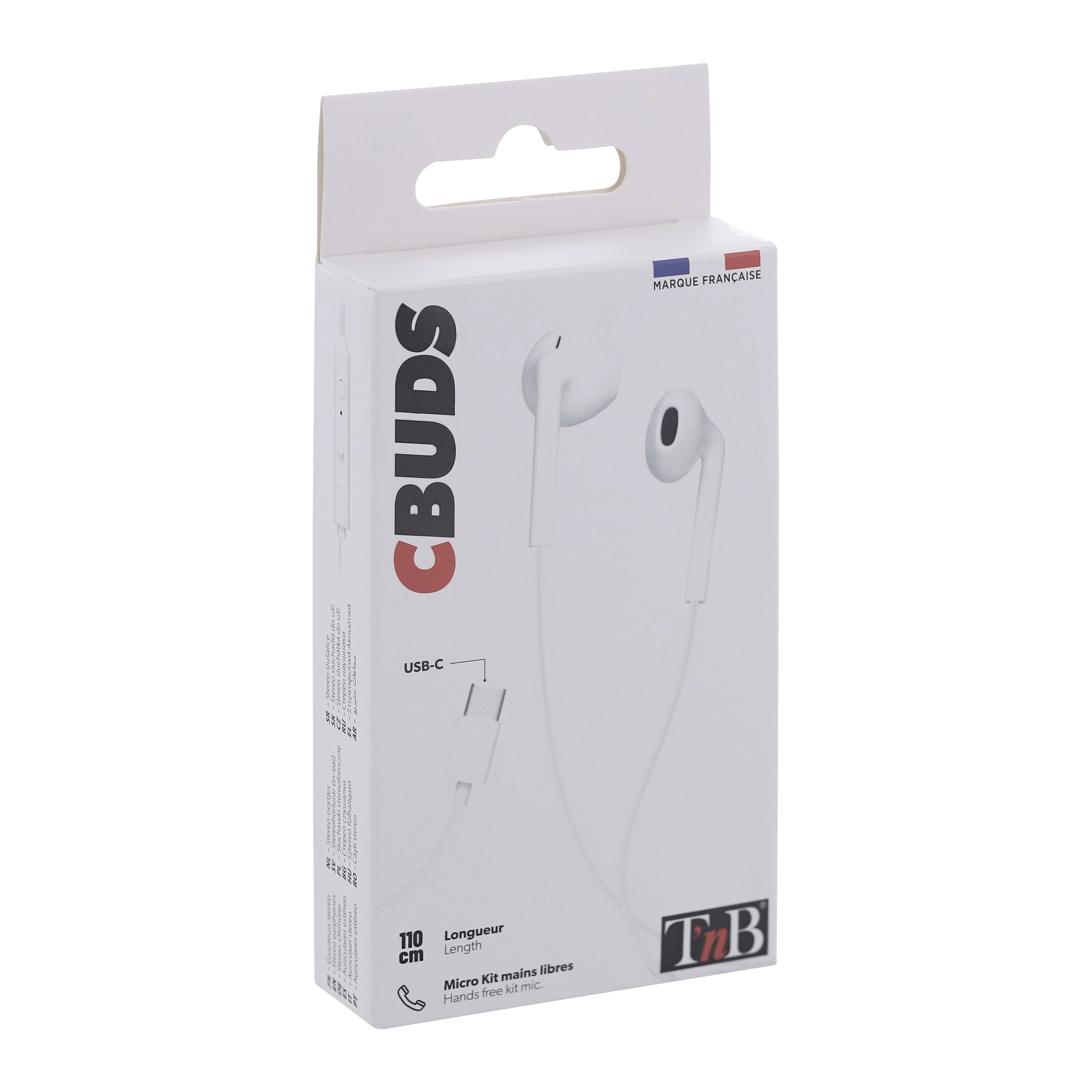 Auriculares con cable C-BUDS Type-C Blancos6