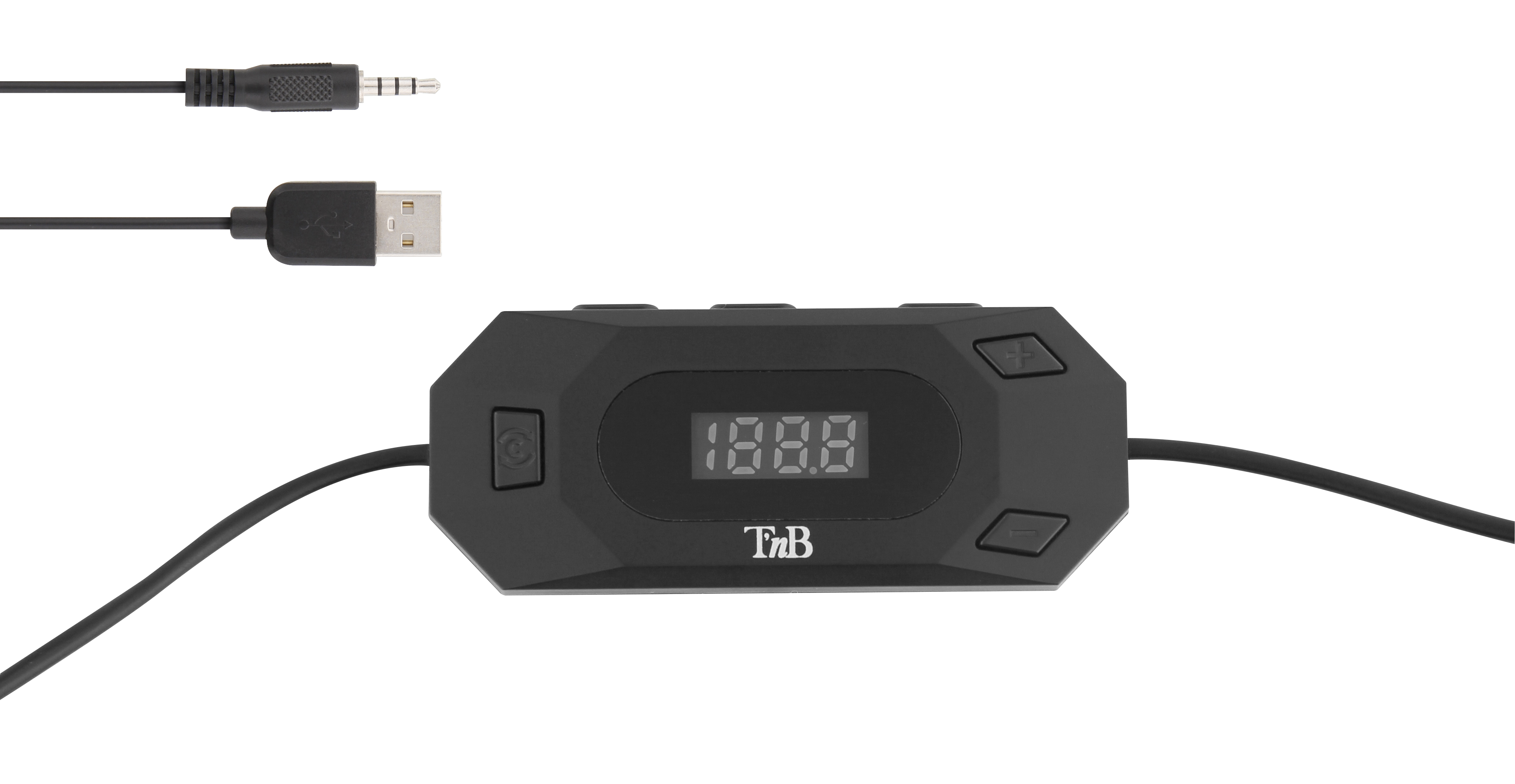 Transmisor FM con conector de 3,5 mm y escaneo automático2